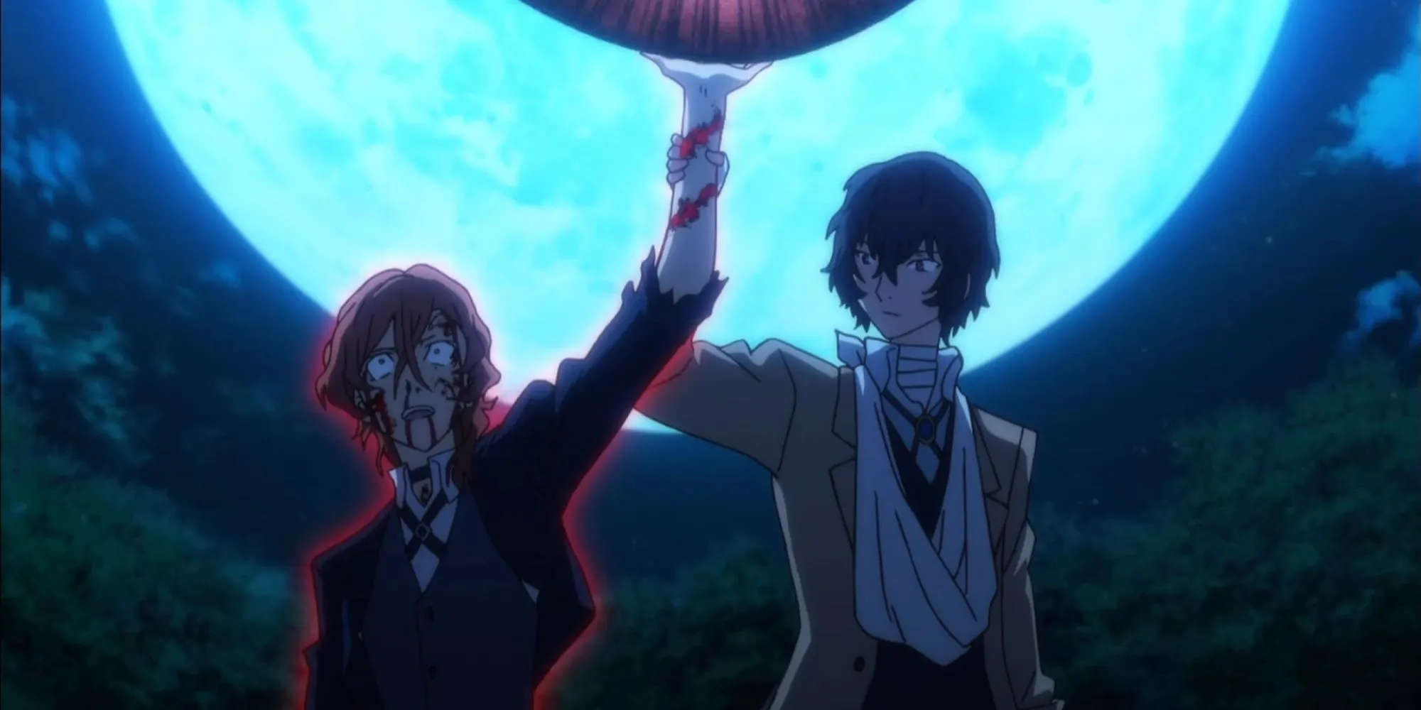 Double Black Chuuya và Dazai đối đầu với sinh vật bất tử H.P. Lovecraft của The Guild