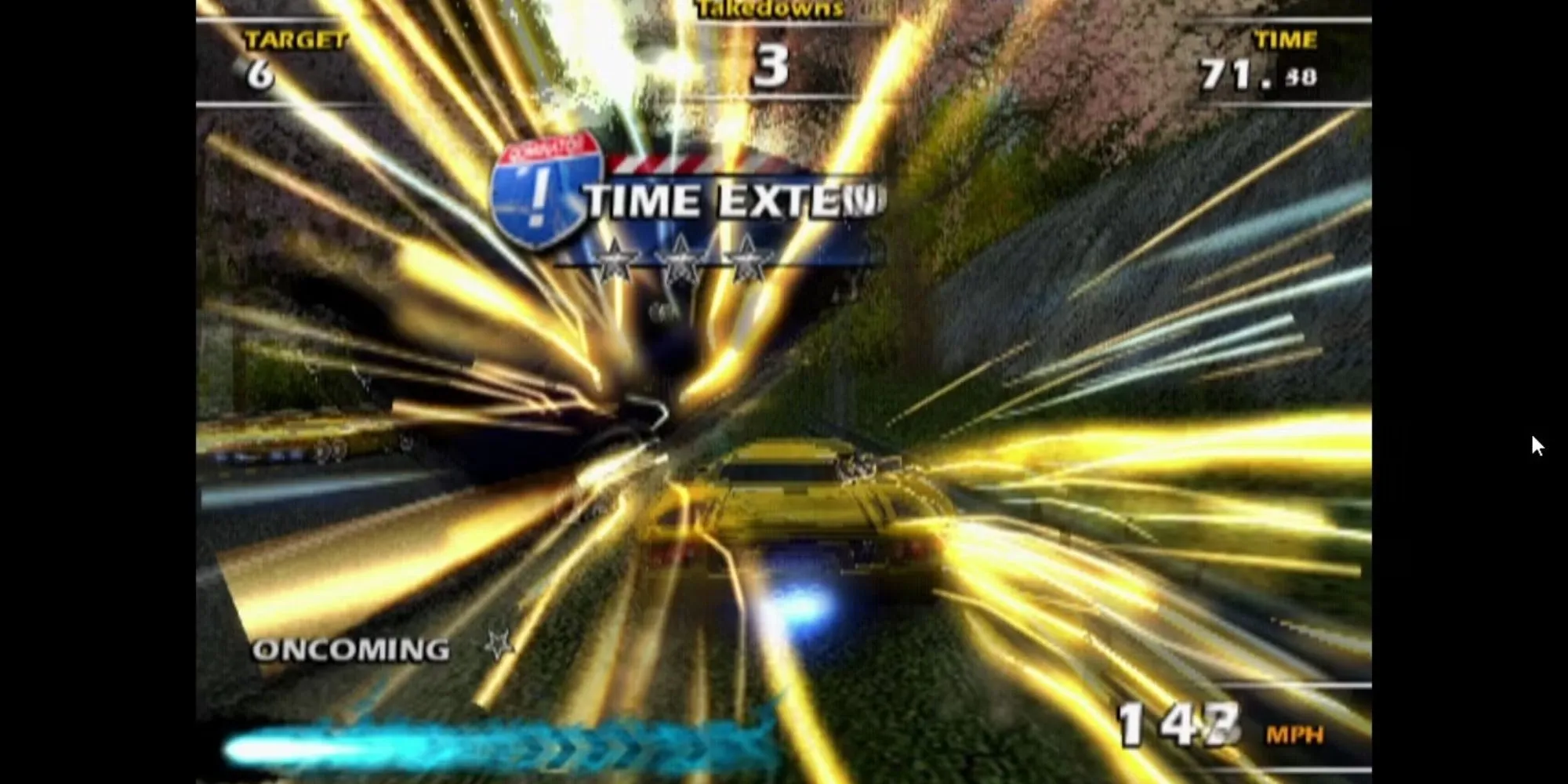 Giao diện game Burnout Dominator