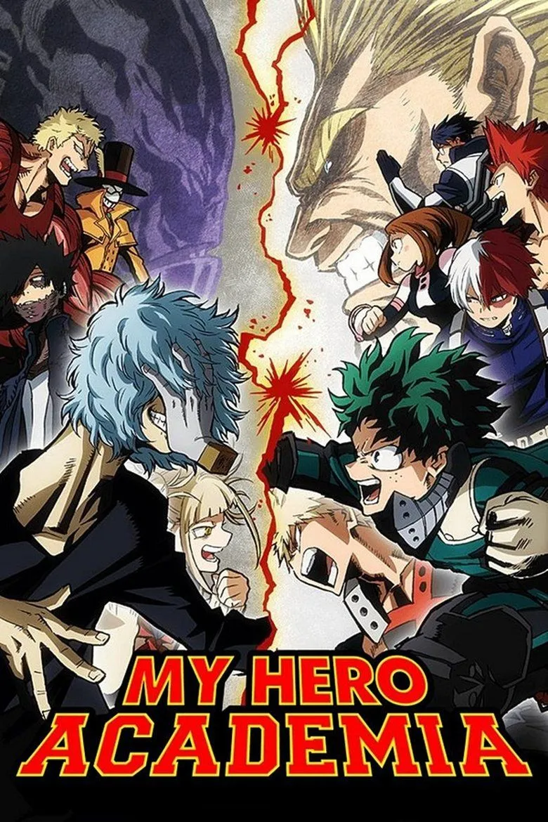 Hình ảnh quảng bá hoặc poster của anime My Hero Academia