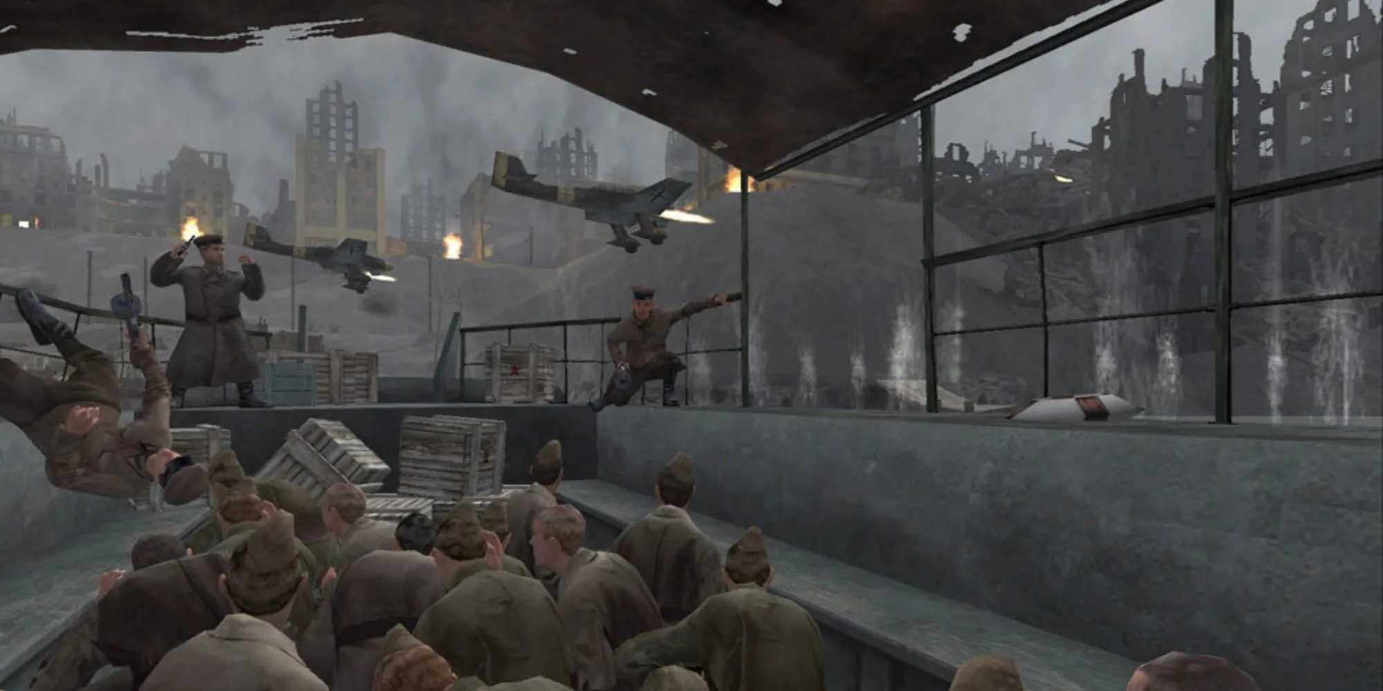 Hình ảnh từ Call of Duty (2003), tựa game đặt nền móng cho series CoD