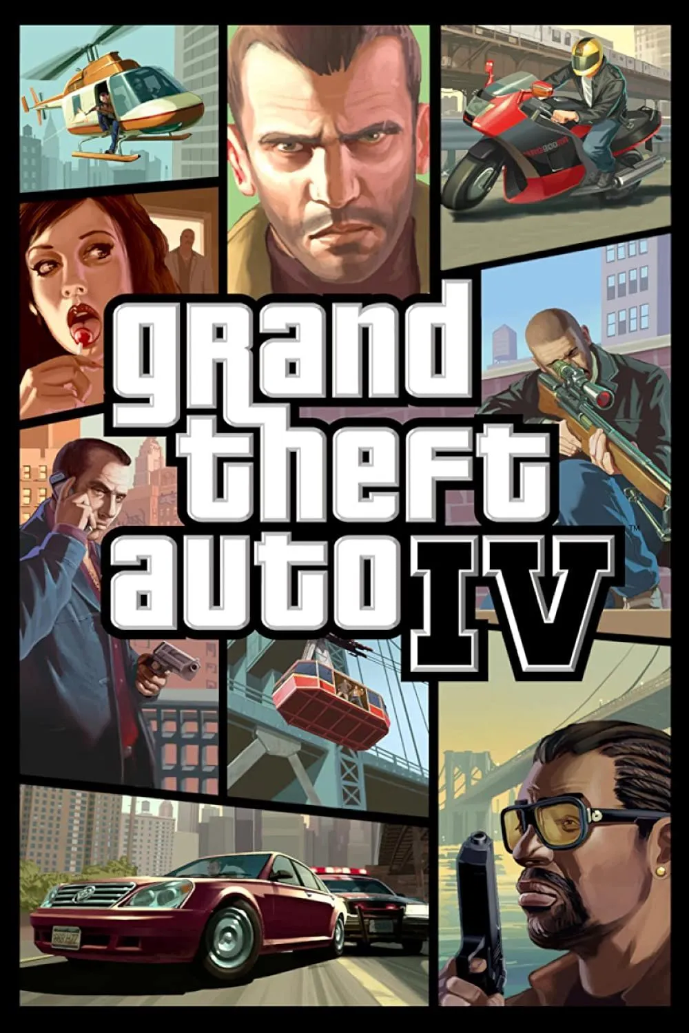 Bìa game Grand Theft Auto 4 kinh điển