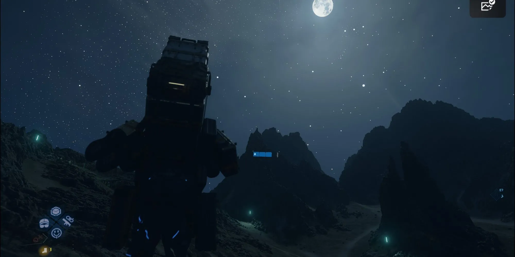 Cận cảnh khuôn mặt chi tiết của Sam Bridges trong Death Stranding 2.