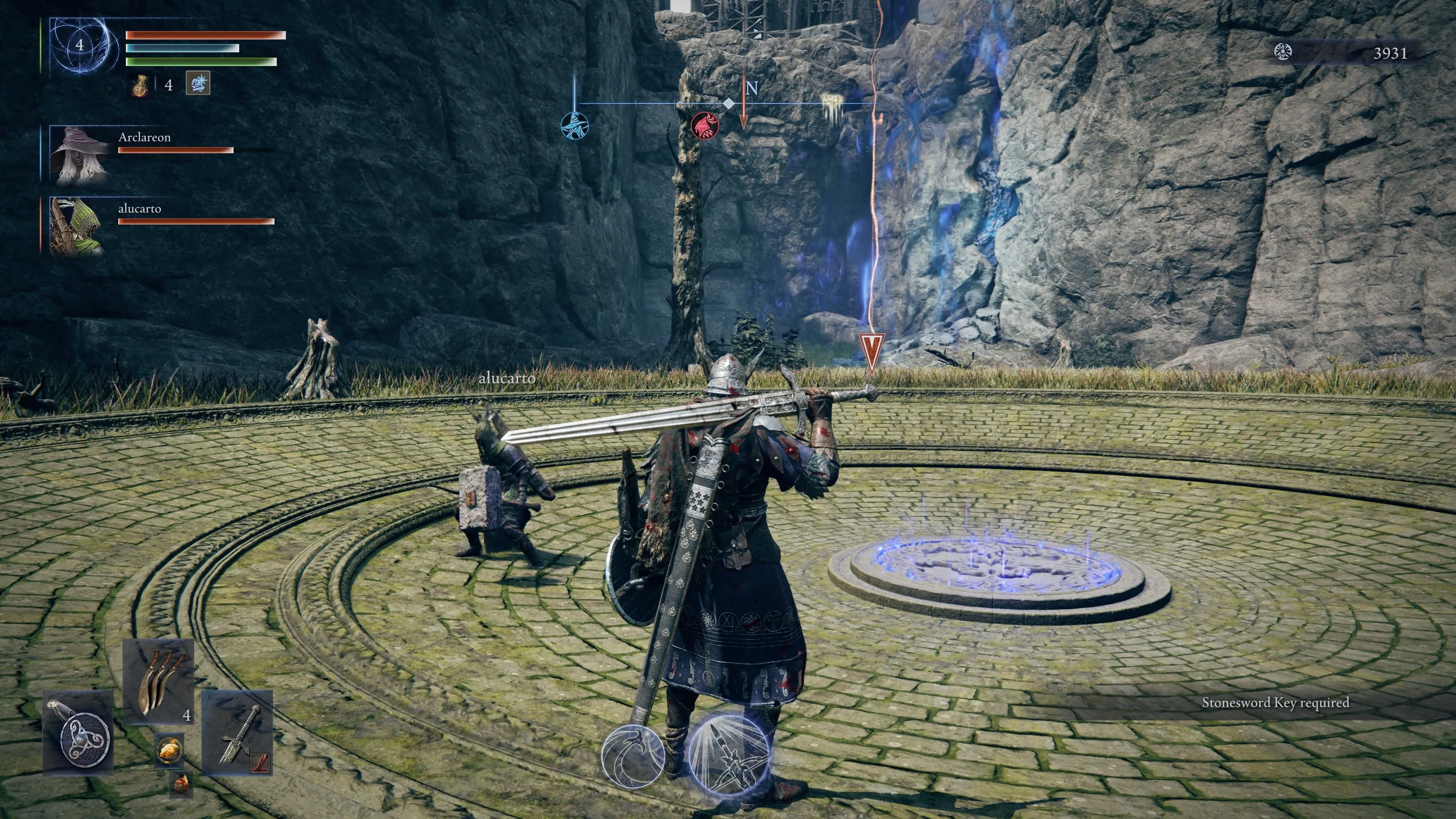 Cổng vào đấu trường Nightlord boss trong Elden Ring Nightreign
