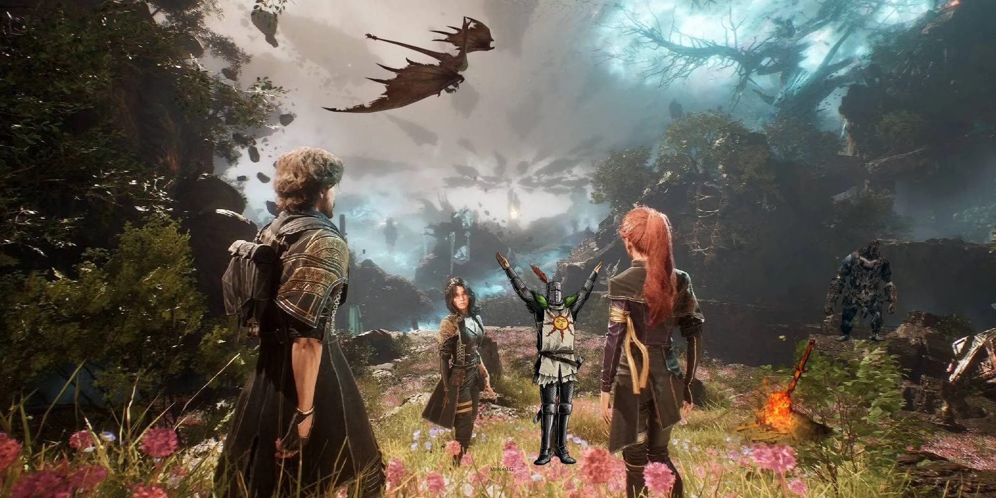 Hình ảnh đối kháng của Clair Obscur Expedition 33, gợi nhớ phong cách Dark Souls.