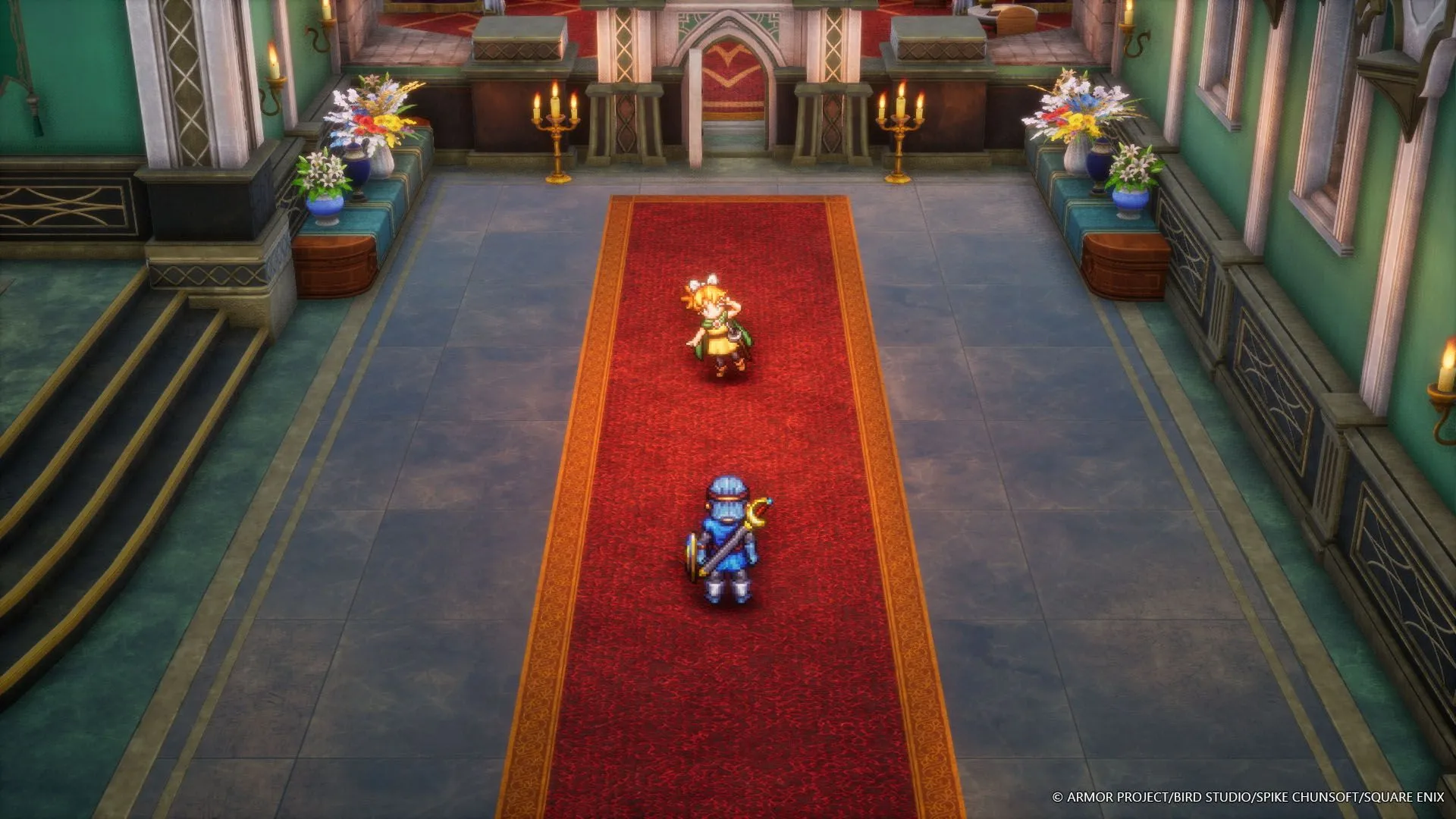 Khám phá bản đồ thế giới rộng lớn trong Dragon Quest 1 &amp; 2 HD-2D Remake với phong cách đồ họa retro hiện đại