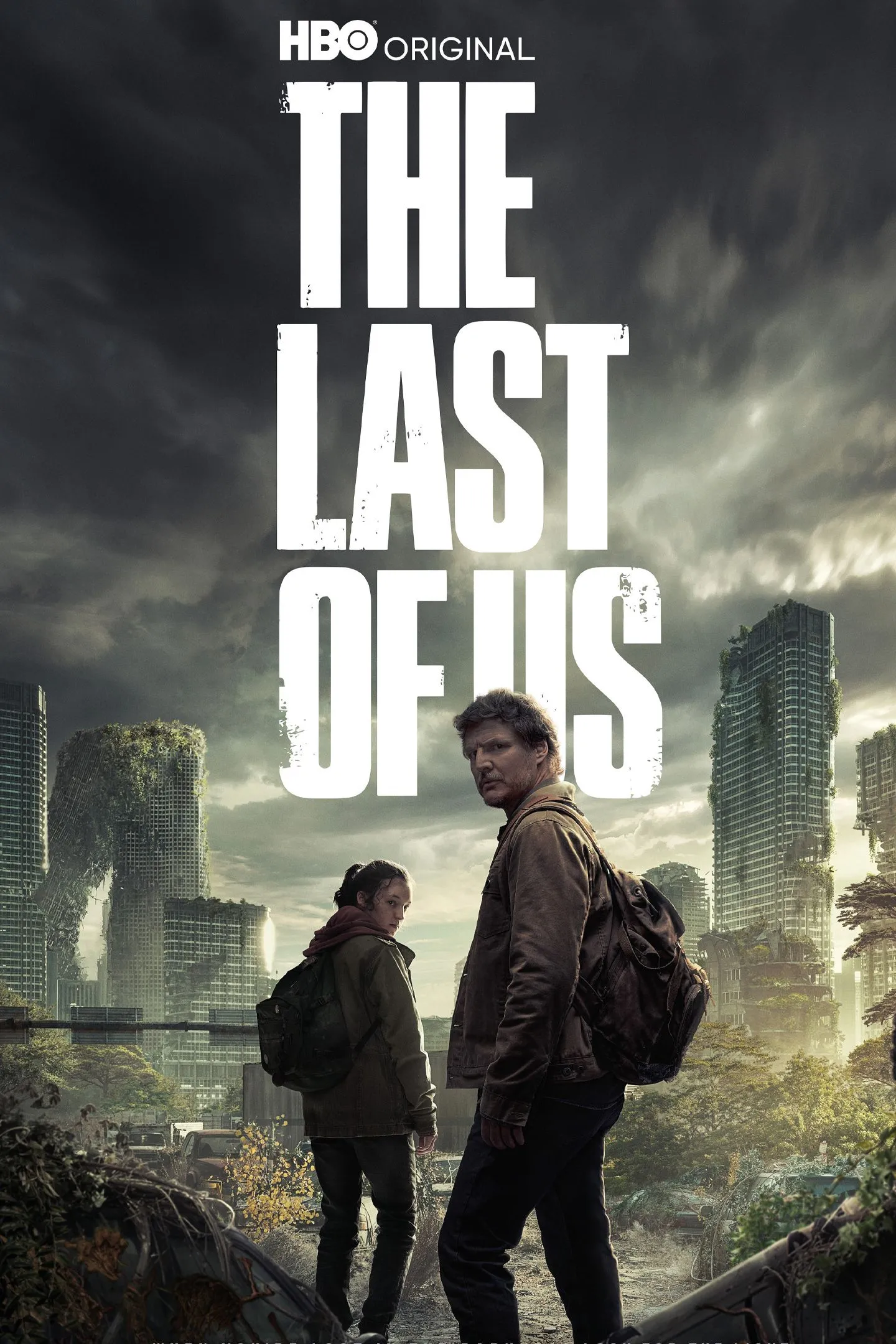 Logo HBO Max cùng hình ảnh của series The Last of Us, series phim chuyển thể từ game đang gây tranh cãi về các đề cử Emmy.