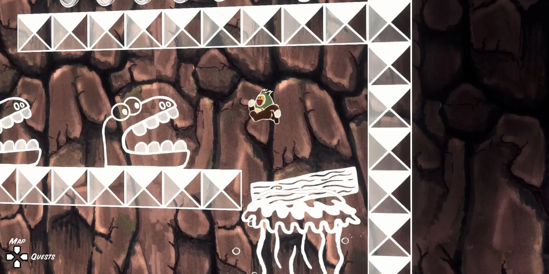 Lối chơi platforming trong Ruffy And The Riverside