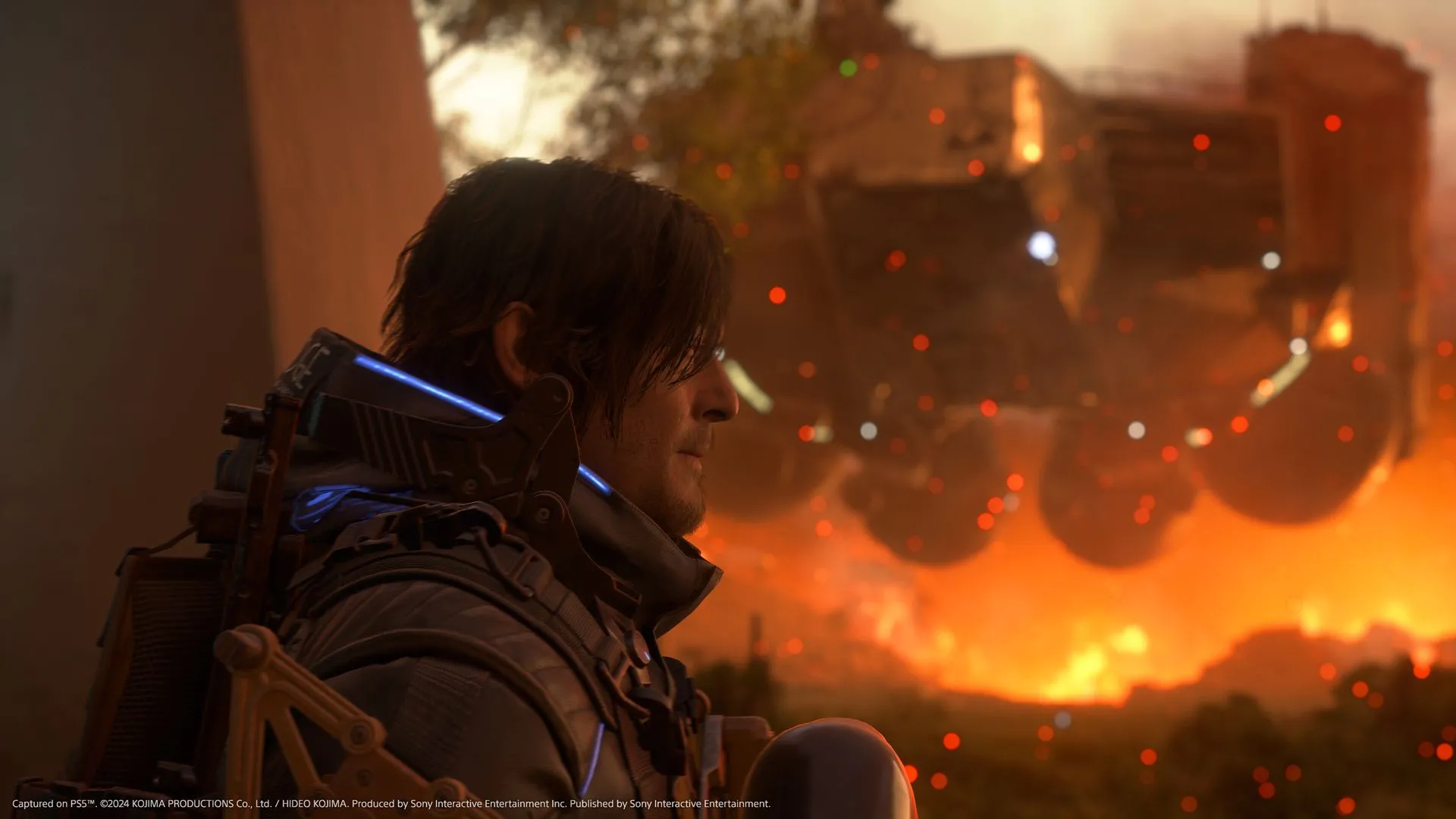 Một cấu trúc lớn hoặc công trình kiến trúc trong thế giới của Death Stranding 2.