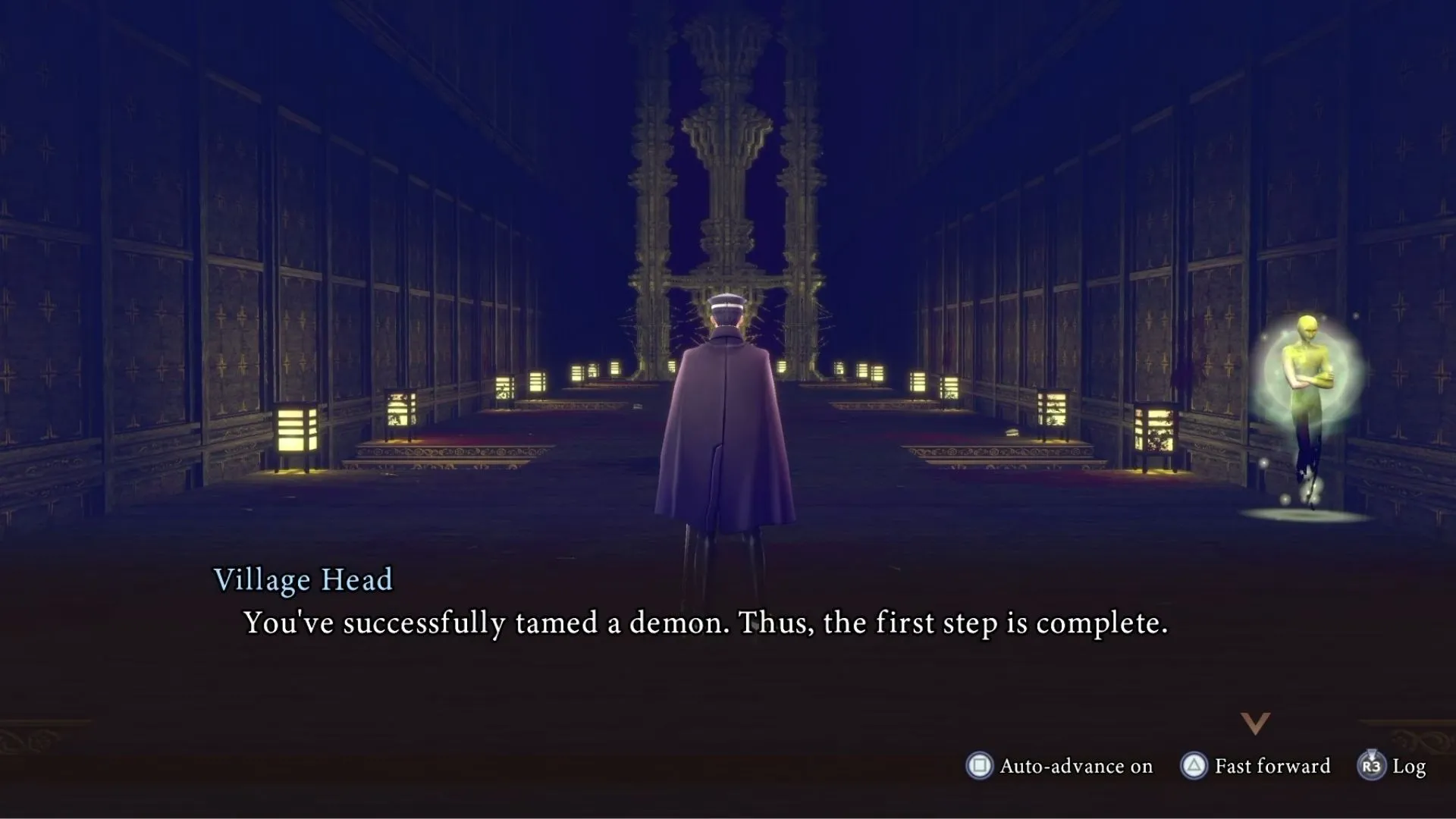 Một đoạn cutscene trong phiên bản RAIDOU Remastered