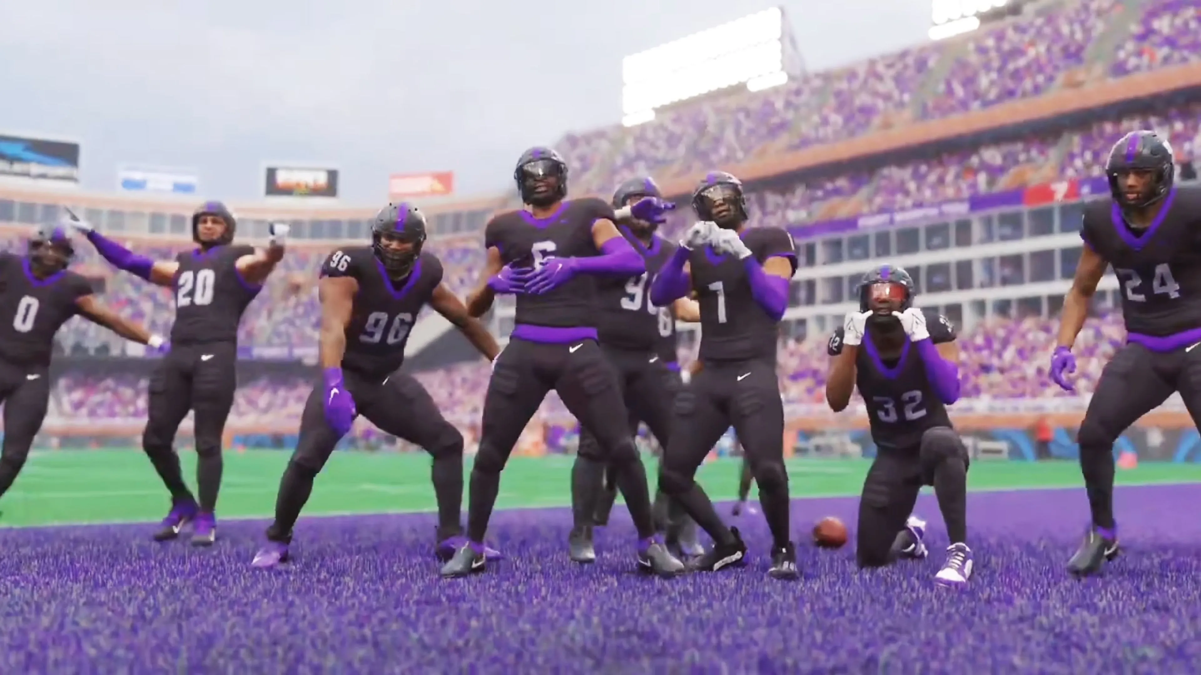 Một khoảnh khắc hành động trong College Football 26