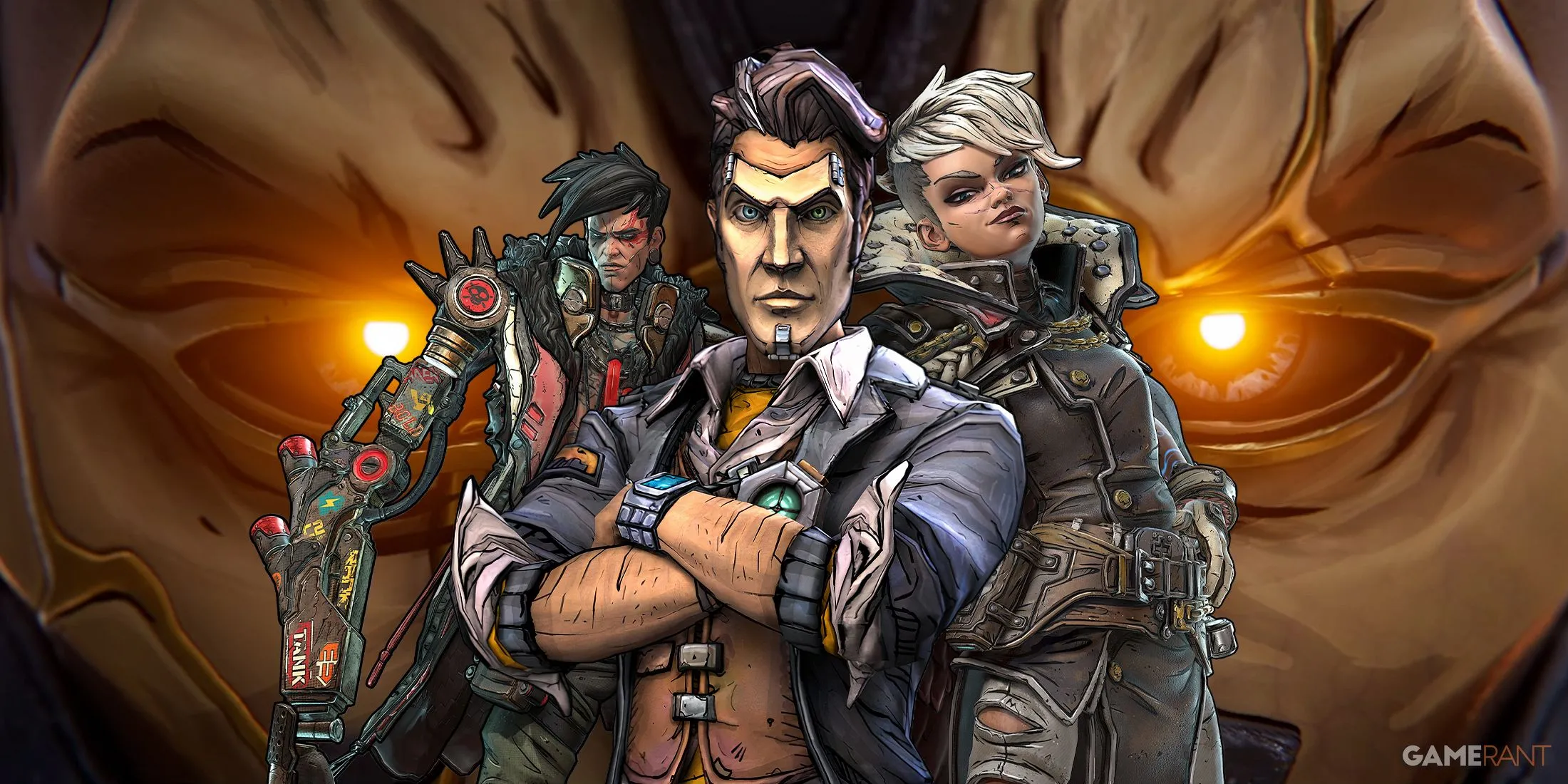 So sánh tạo hình nhân vật phản diện Timekeeper của Borderlands 4 cùng Handsome Jack và bộ đôi Calypso Twins.