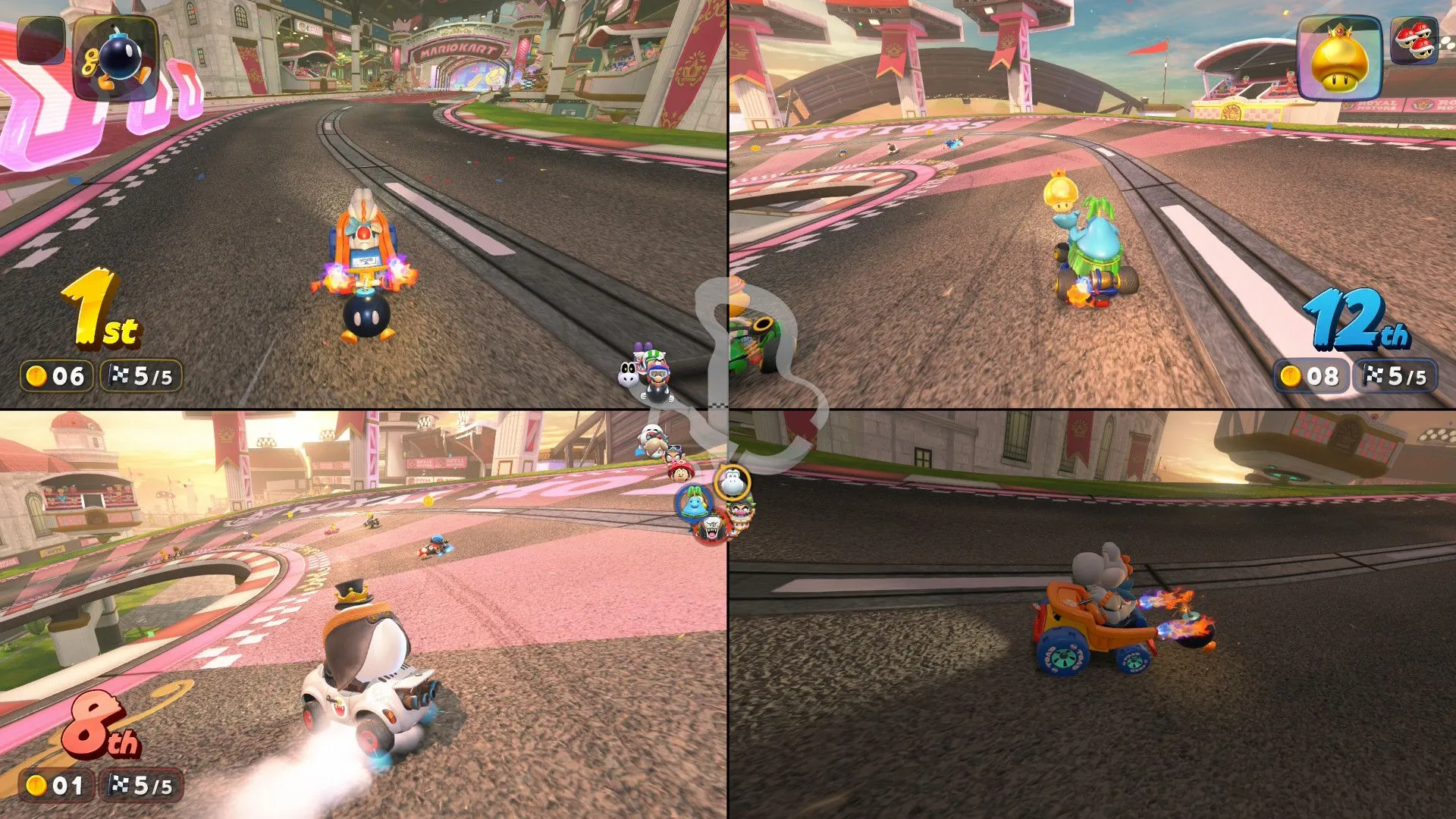 Trải nghiệm đua 24 người chơi hỗn loạn nhưng vui nhộn trong Mario Kart World