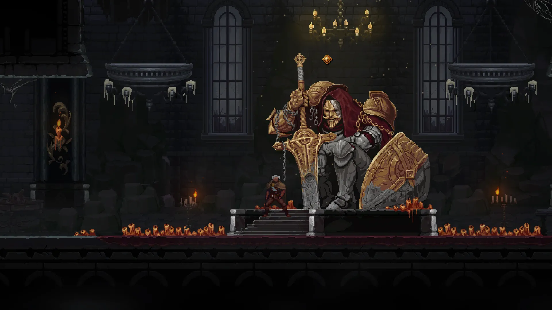 Trận đấu với một con boss đáng sợ trong Dragon Is Dead.