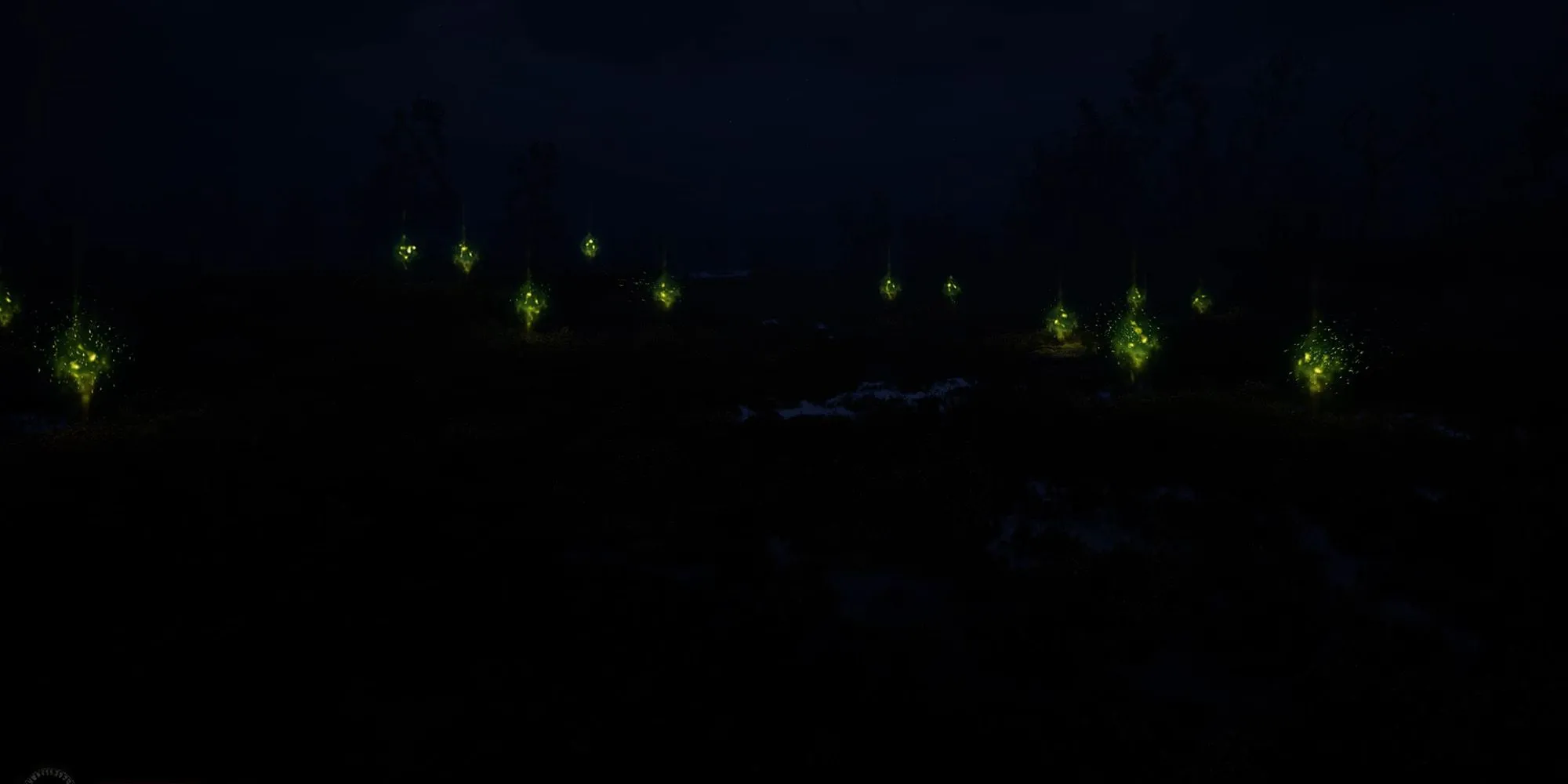 Ánh sáng Ma Trận lơ lửng tại dị thường Wandering Lights ở Zaton trong STALKER 2