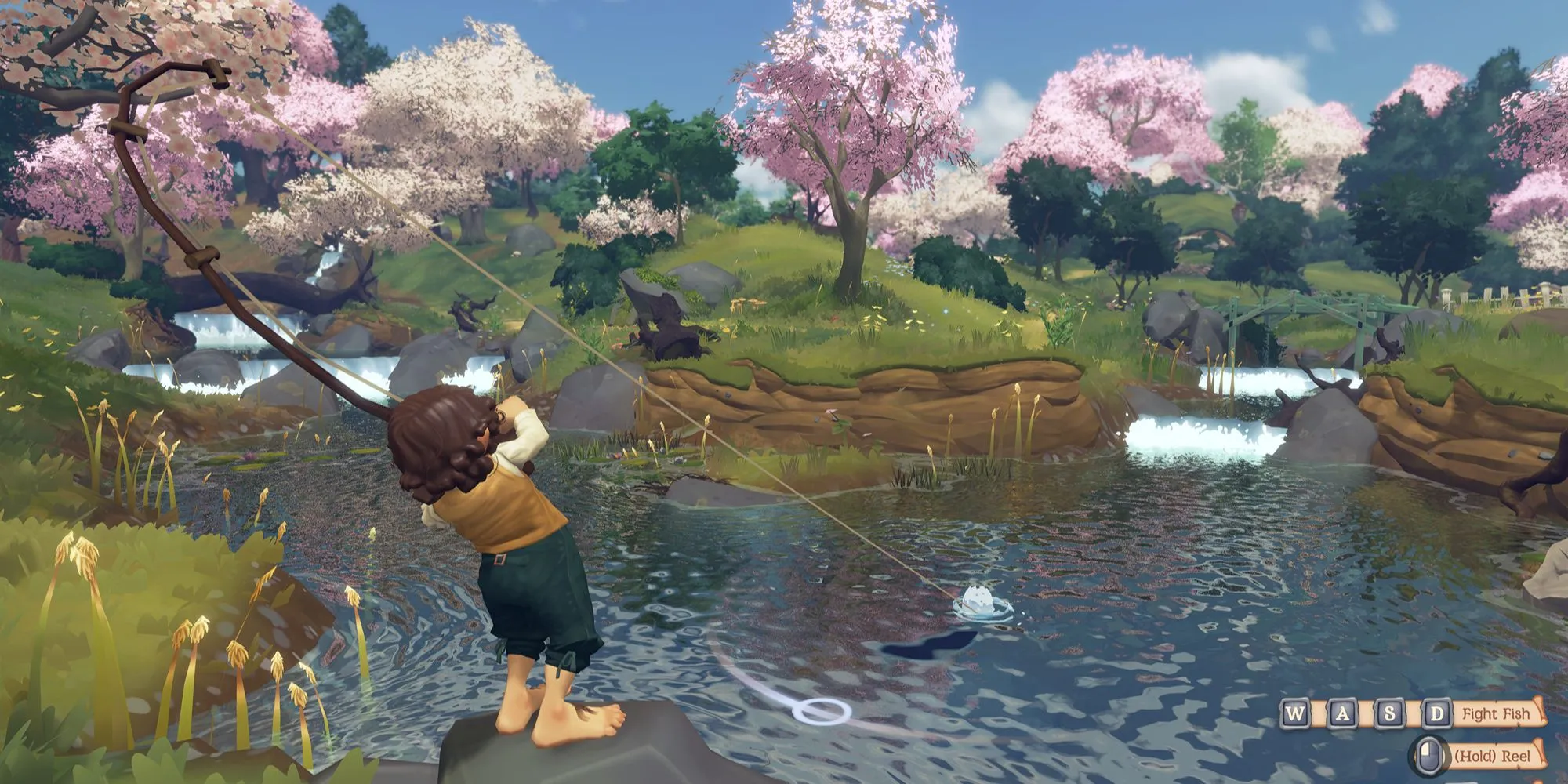 Cảnh câu cá thư giãn tại Bywater, một trong những hoạt động chính của Tales of the Shire.