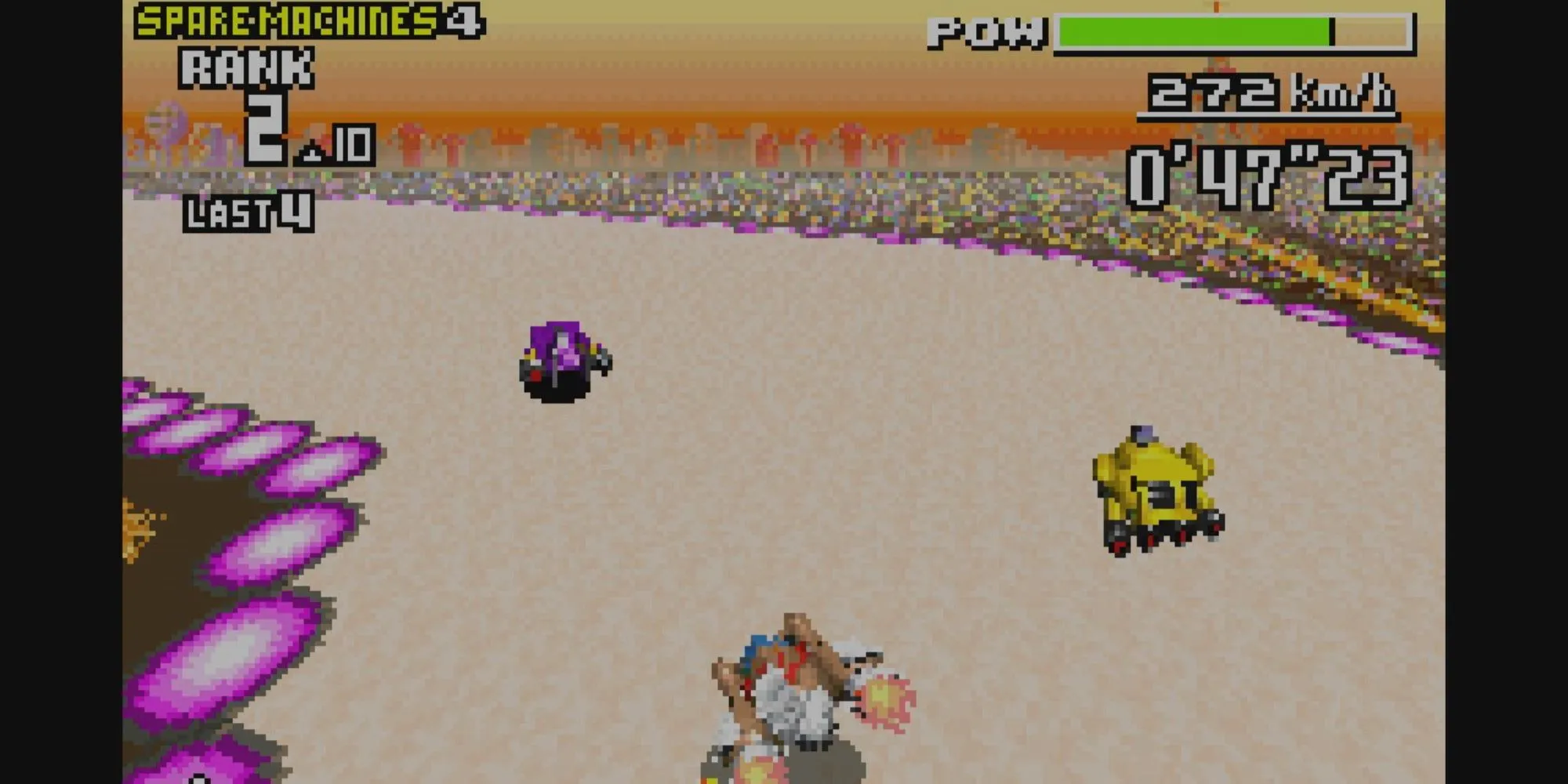 Cảnh đua xe tốc độ cao nghẹt thở trong F-Zero Maximum Velocity, game GBA đỉnh cao trên NSO