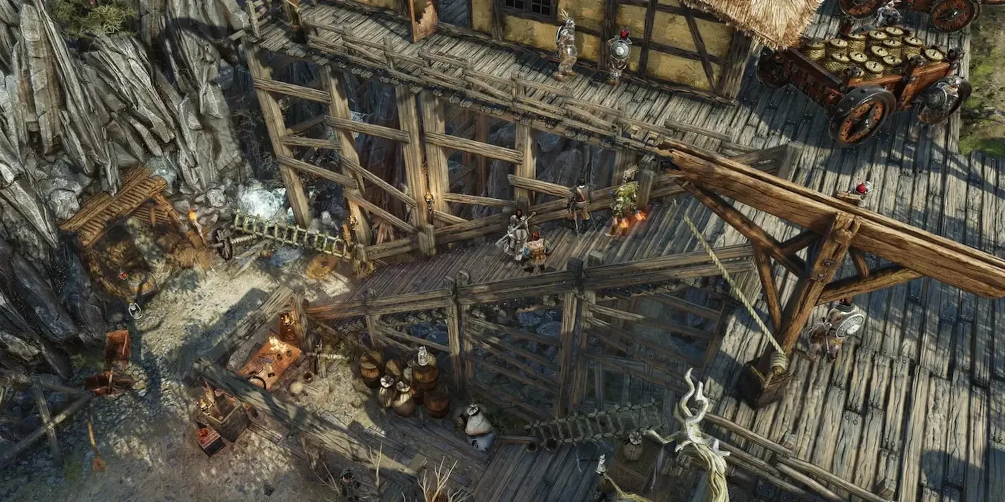 Chiến trường đầy thử thách trong Divinity: Original Sin 2, nơi các trận đấu kéo dài và phức tạp đòi hỏi Save Scumming để giành chiến thắng.
