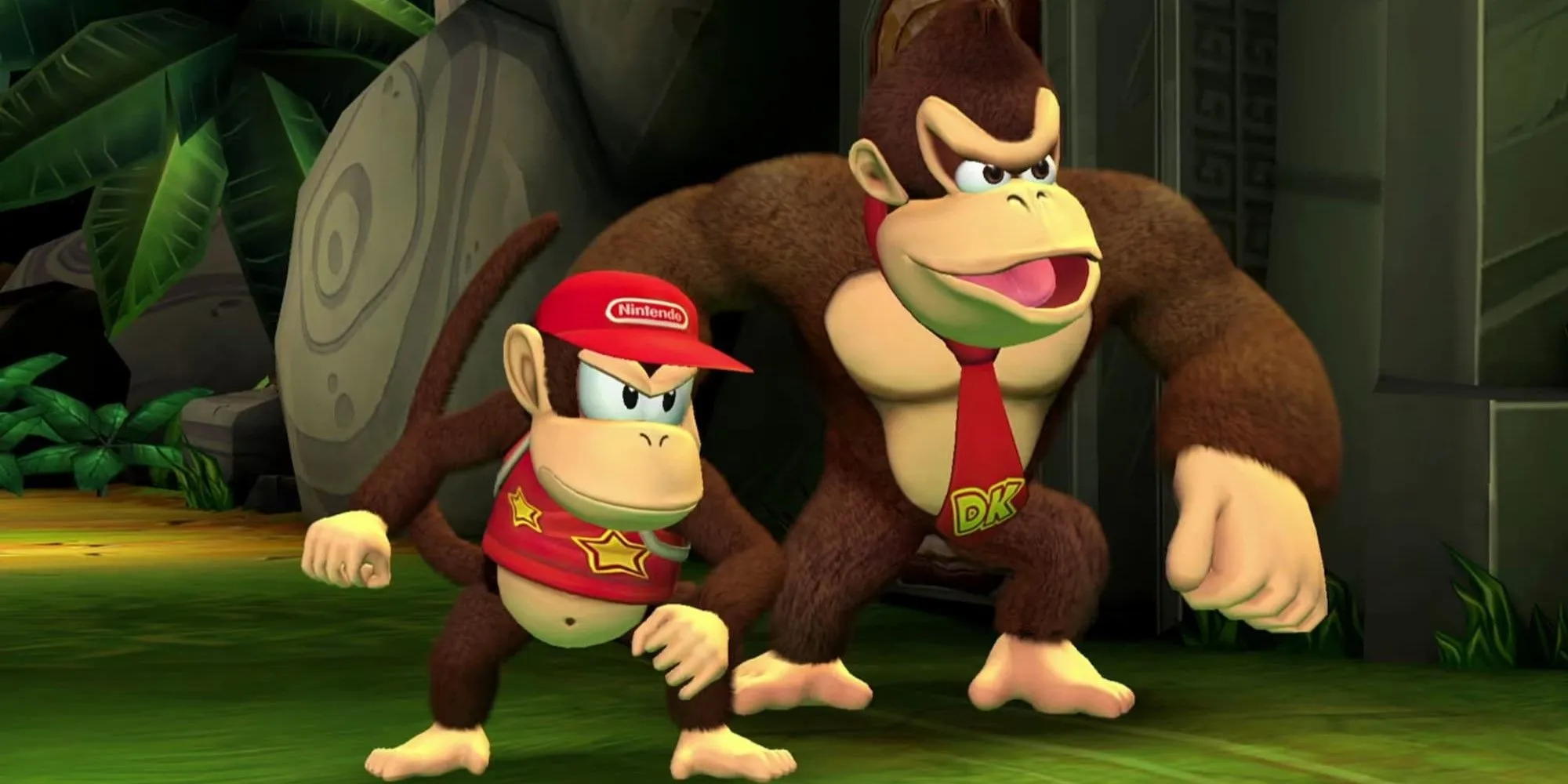 Donkey Kong và Diddy Kong cùng nhau phiêu lưu trong Donkey Kong Country Returns HD