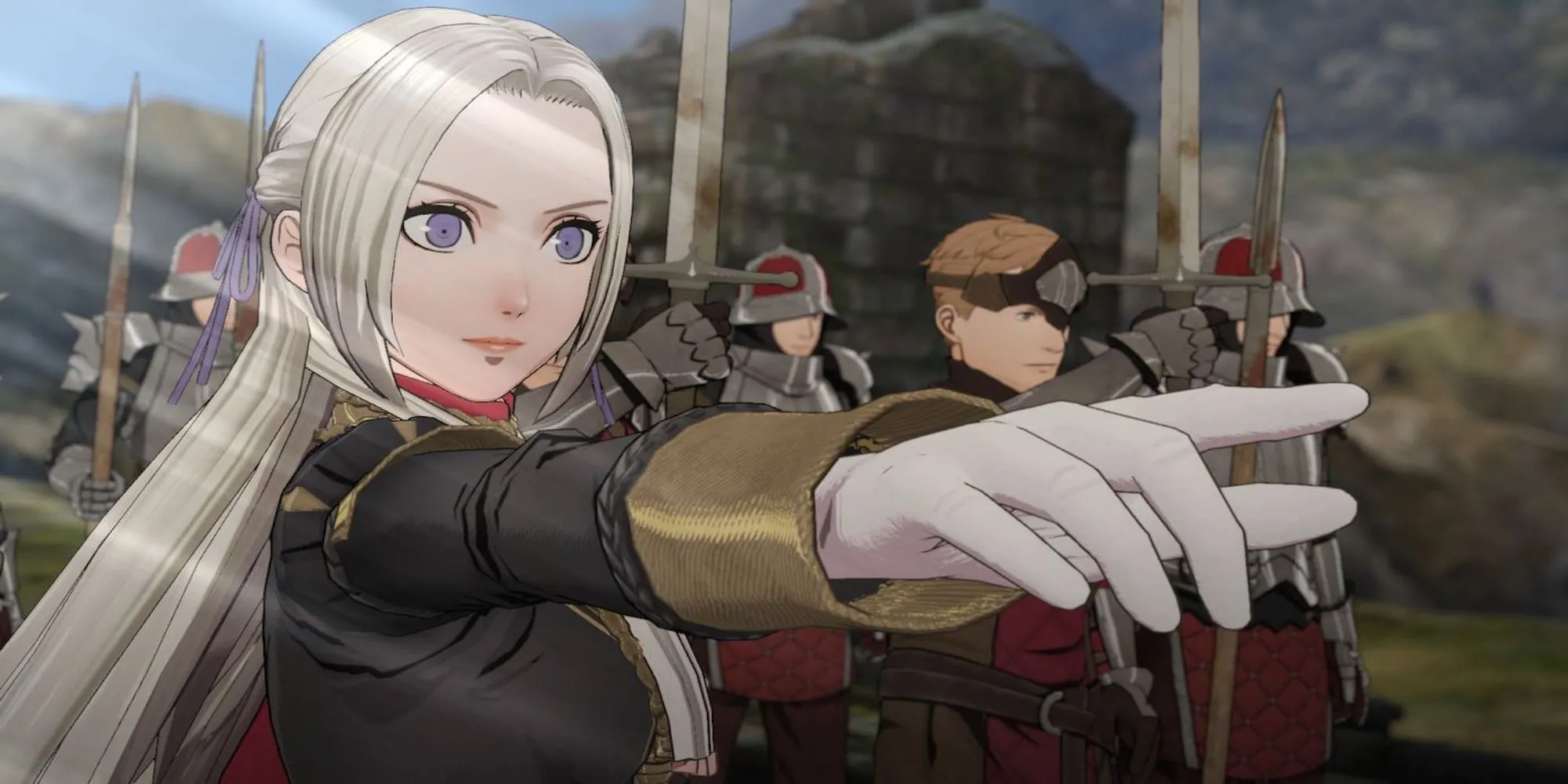 Edelgard chỉ huy quân đội trong Fire Emblem: Three Houses, nơi mỗi đơn vị lính đều quý giá và Save Scumming giúp bảo toàn đồng minh khỏi Permadeath.