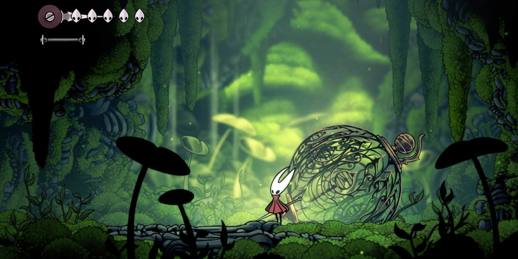 Hornet trong Hollow Knight Silksong đang chiến đấu, hình ảnh từ gian hàng Xbox tại Gamescom 2025