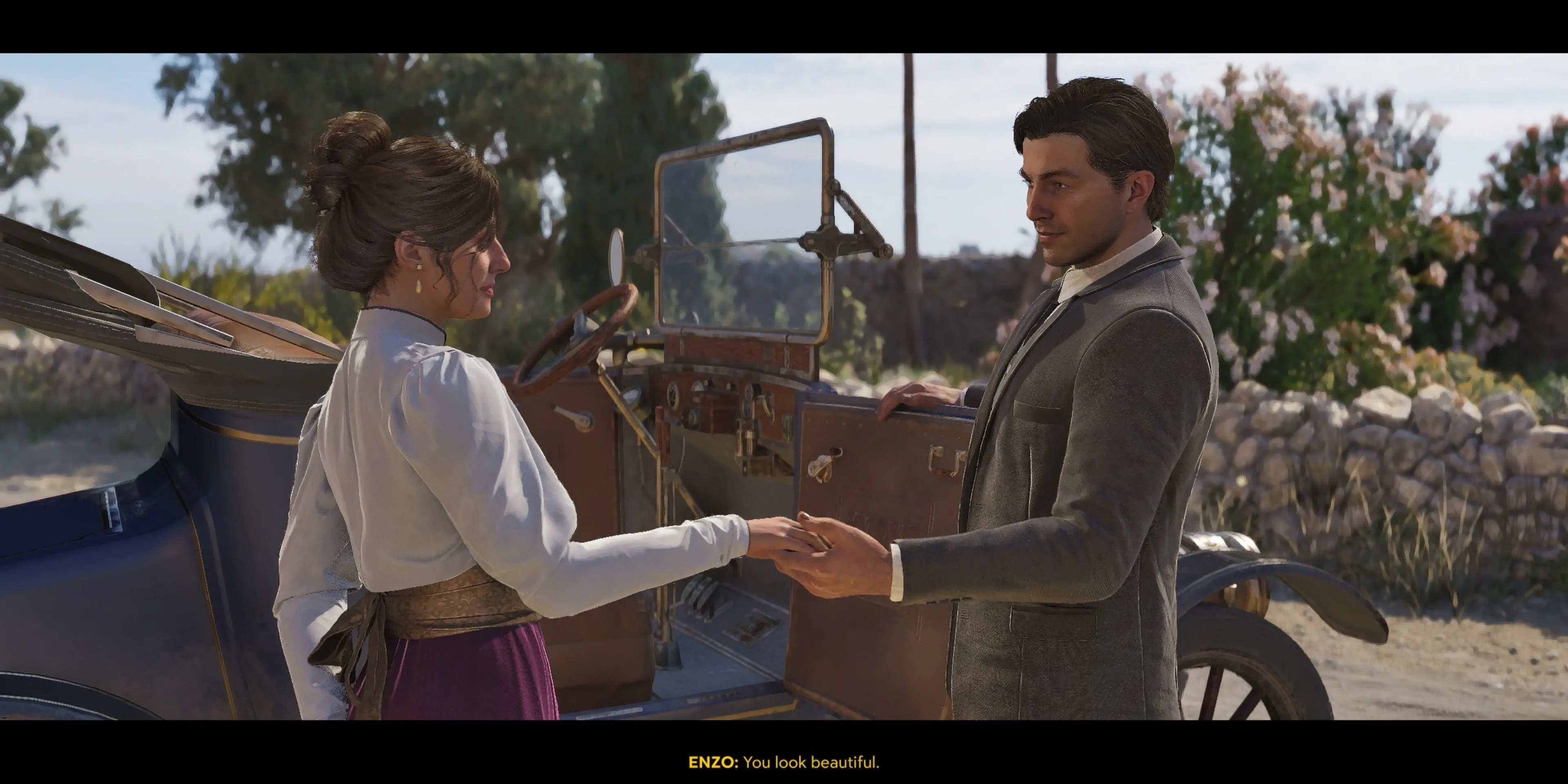 Mối tình nồng cháy giữa Enzo và Isabella, là điểm tựa cảm xúc cho câu chuyện Mafia The Old Country