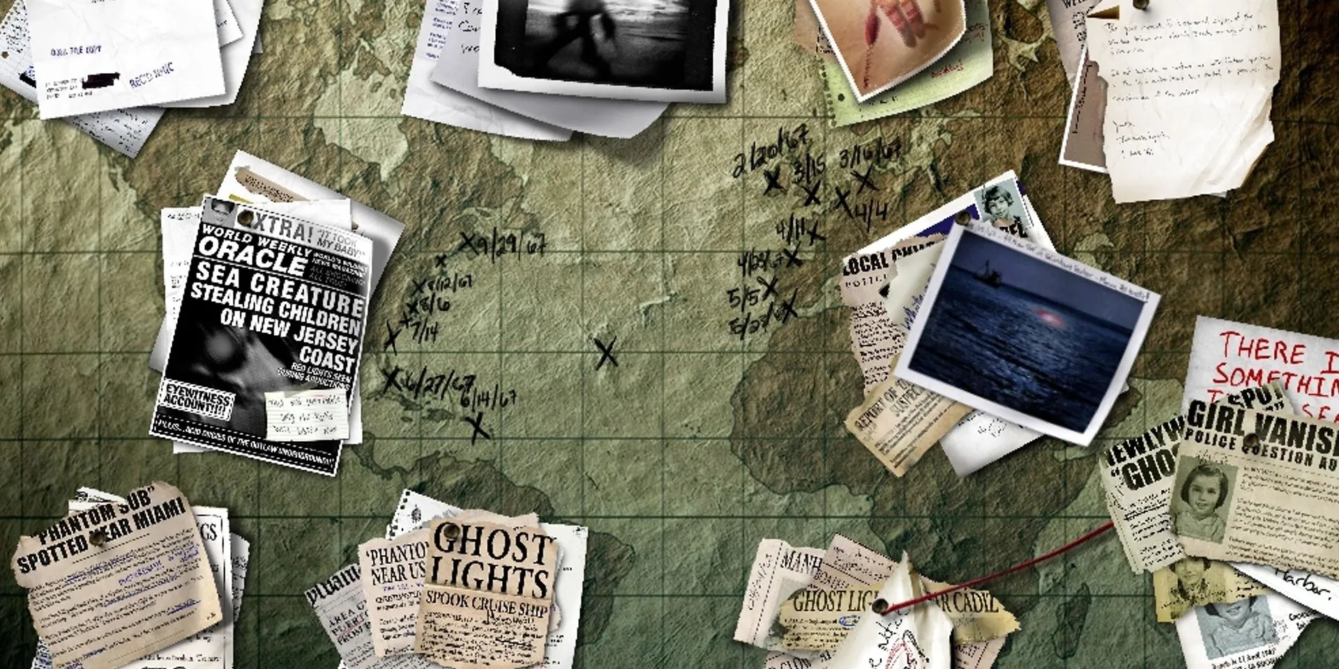Một hình ảnh gợi mở từ chiến dịch ARG &quot;There’s Something In The Sea&quot;, hé lộ bí ẩn về Rapture trước BioShock 2