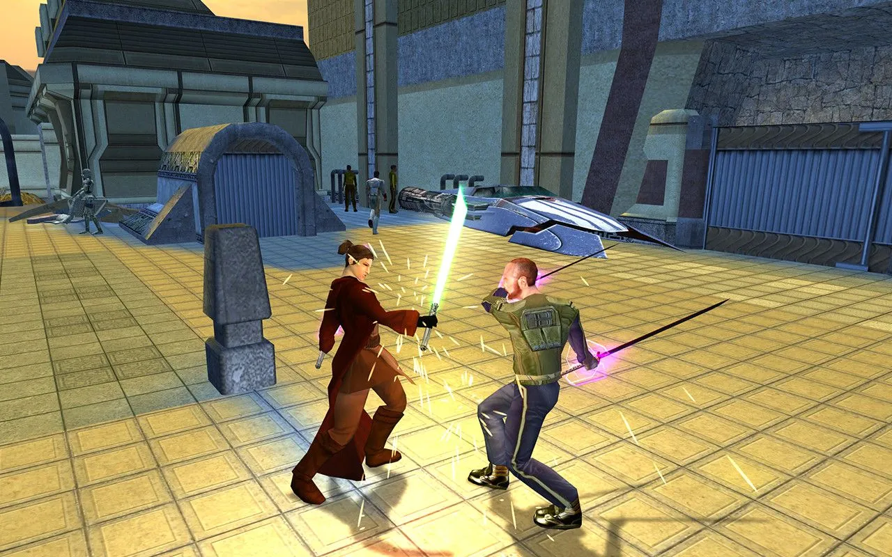 Những người anh hùng trong Star Wars Knights of the Old Republic II đối mặt thử thách, cần Save Scumming để vượt qua trận chiến khó và chọn lựa định mệnh.