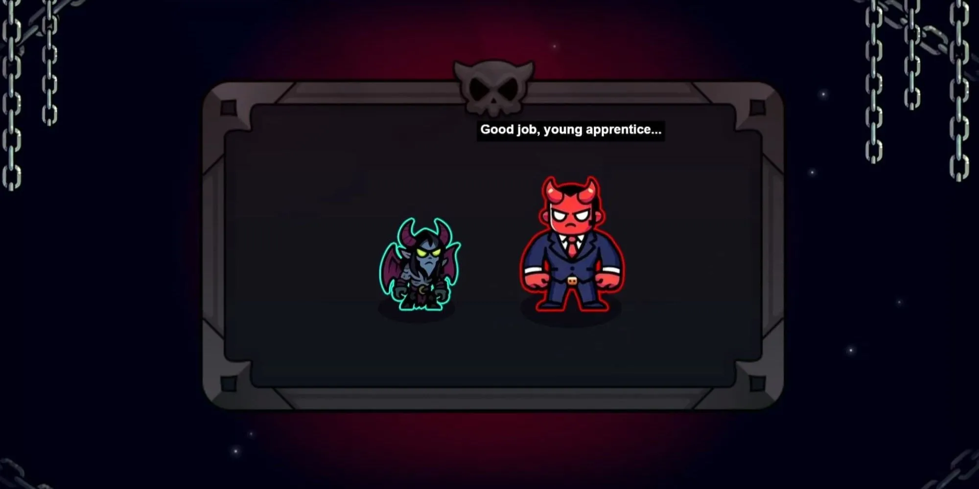 Trùm cuối ác quỷ và quỷ sứ trong game hành động roguelite Noobs Are Coming