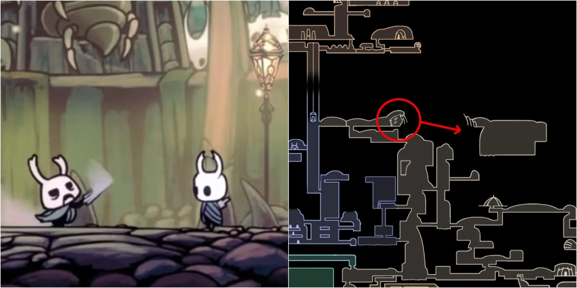 Zote, hiệp sĩ khoác lác, xuất hiện ở Colosseum of Fools trong Hollow Knight