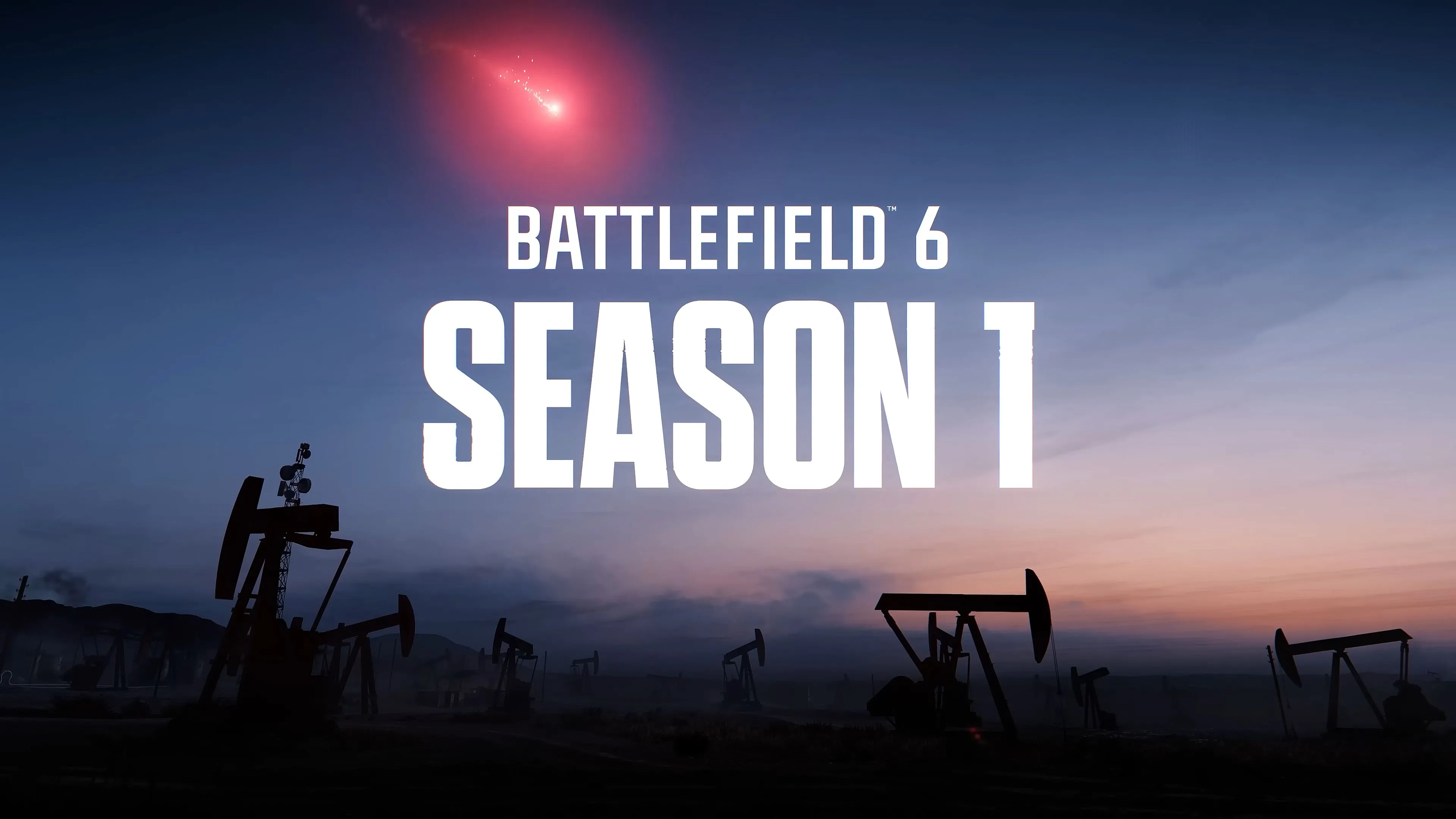 Ảnh quảng bá Season 1 Battlefield 6 với bản đồ Blackwell Fields và Eastwood