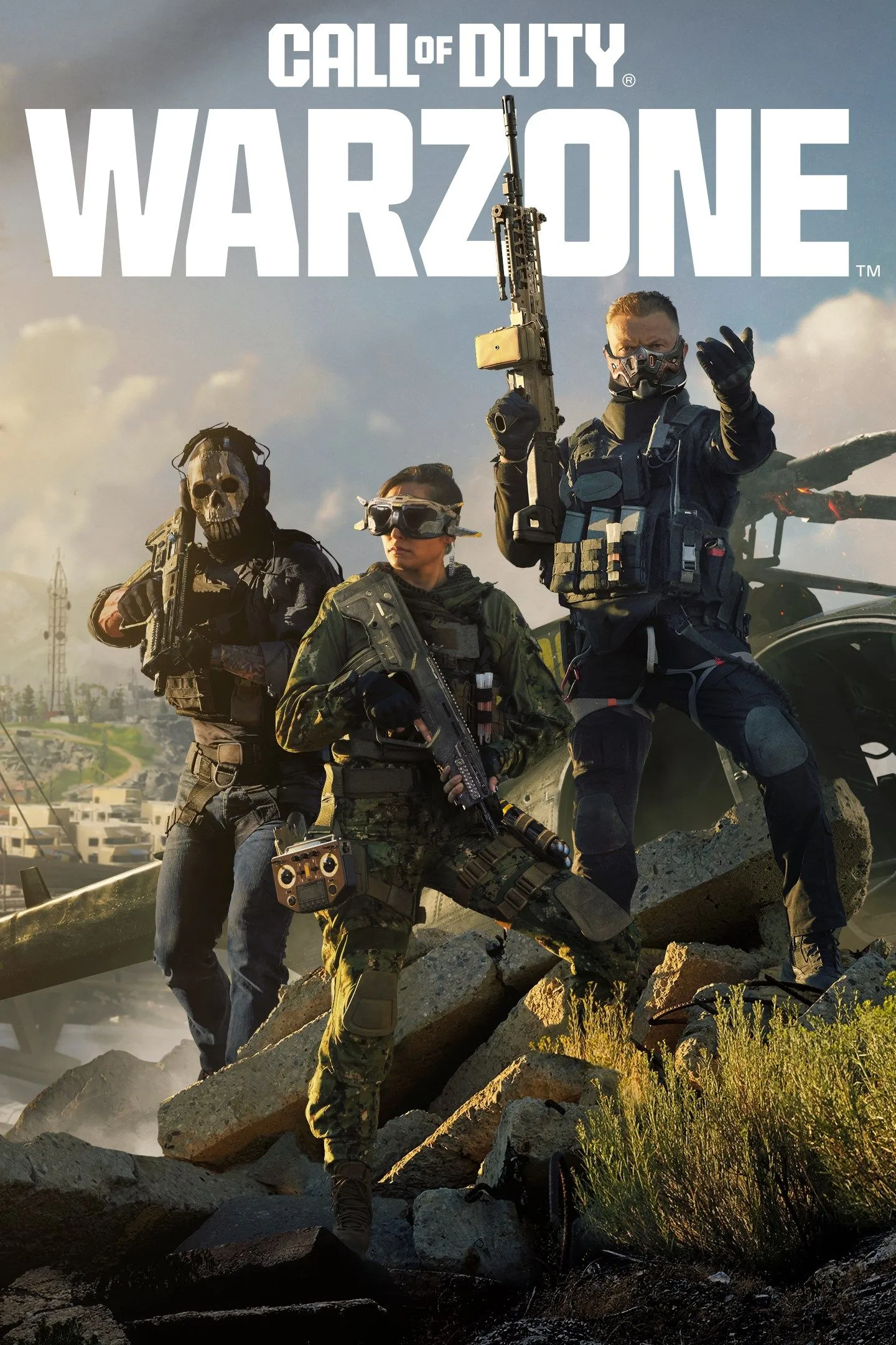 Artwork Call of Duty: Warzone – nhấn mạnh tính cạnh tranh của Battle Royale và FPS