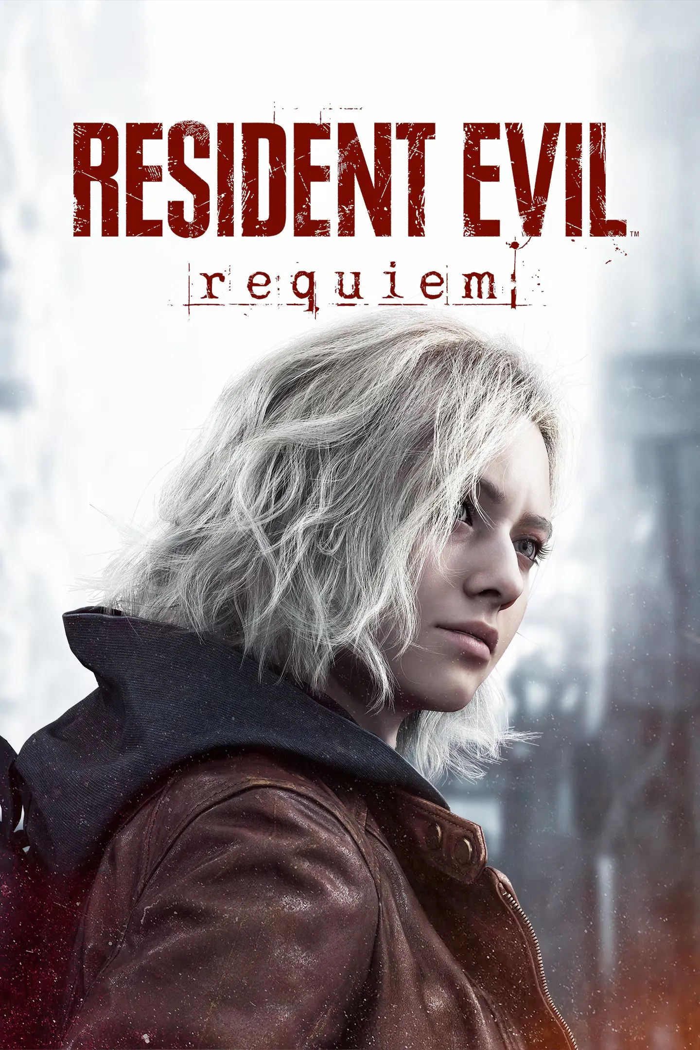 Bìa Resident Evil Requiem với tông màu u tối, gợi không khí kinh dị và căng thẳng đặc trưng của series
