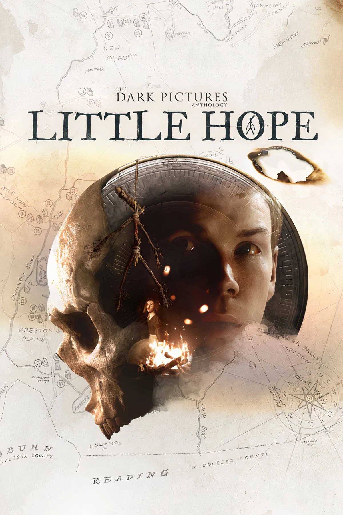 Bìa The Dark Pictures Anthology: Little Hope với hiệu ứng pop-out liên tục