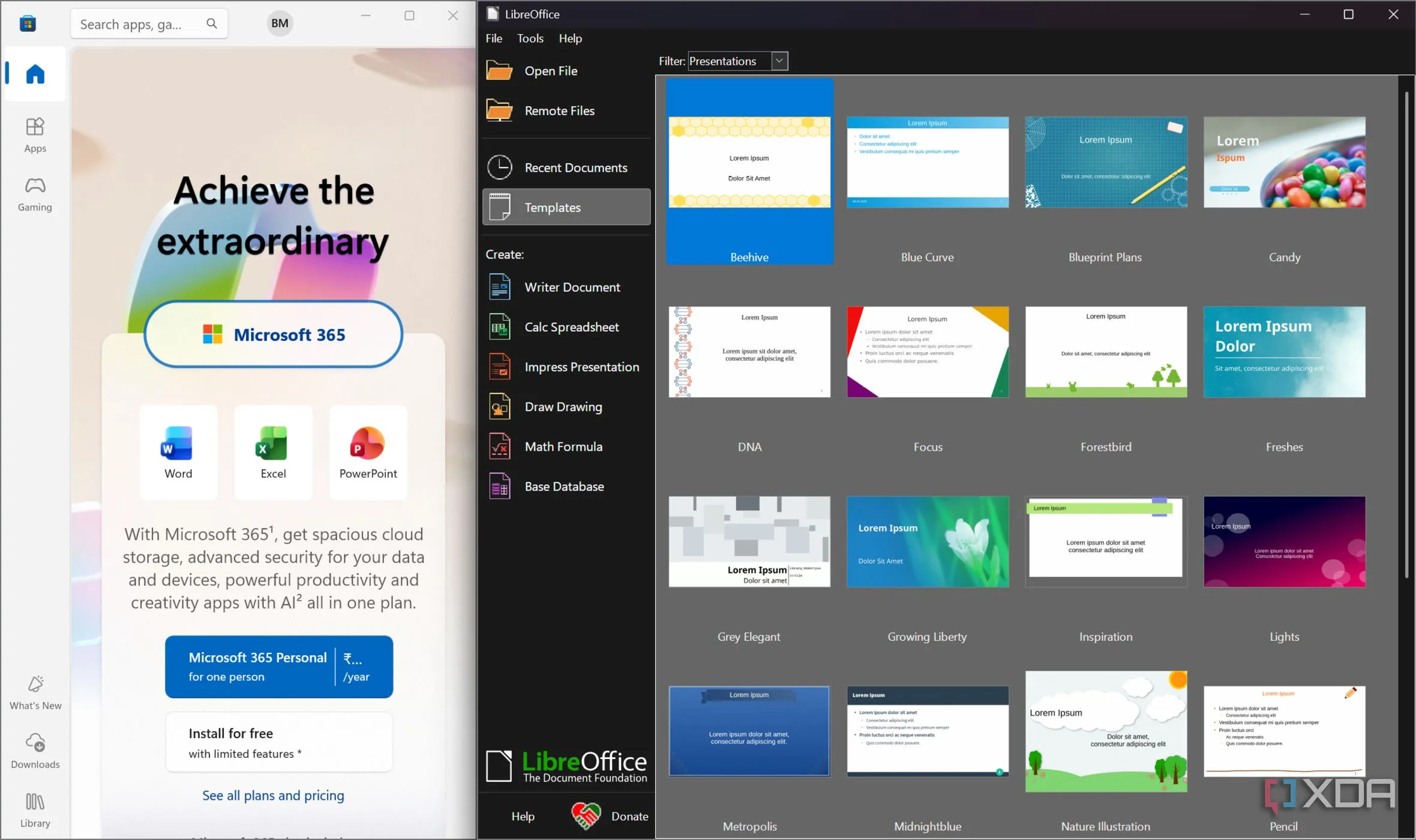 Biểu đồ nhóm người phù hợp chuyển sang LibreOffice: freelancer, sinh viên, doanh nghiệp nhỏ