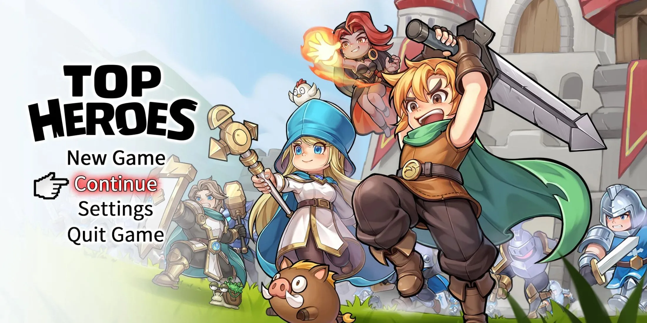 Bộ nhân vật Top Heroes và phần thưởng khi đổi code