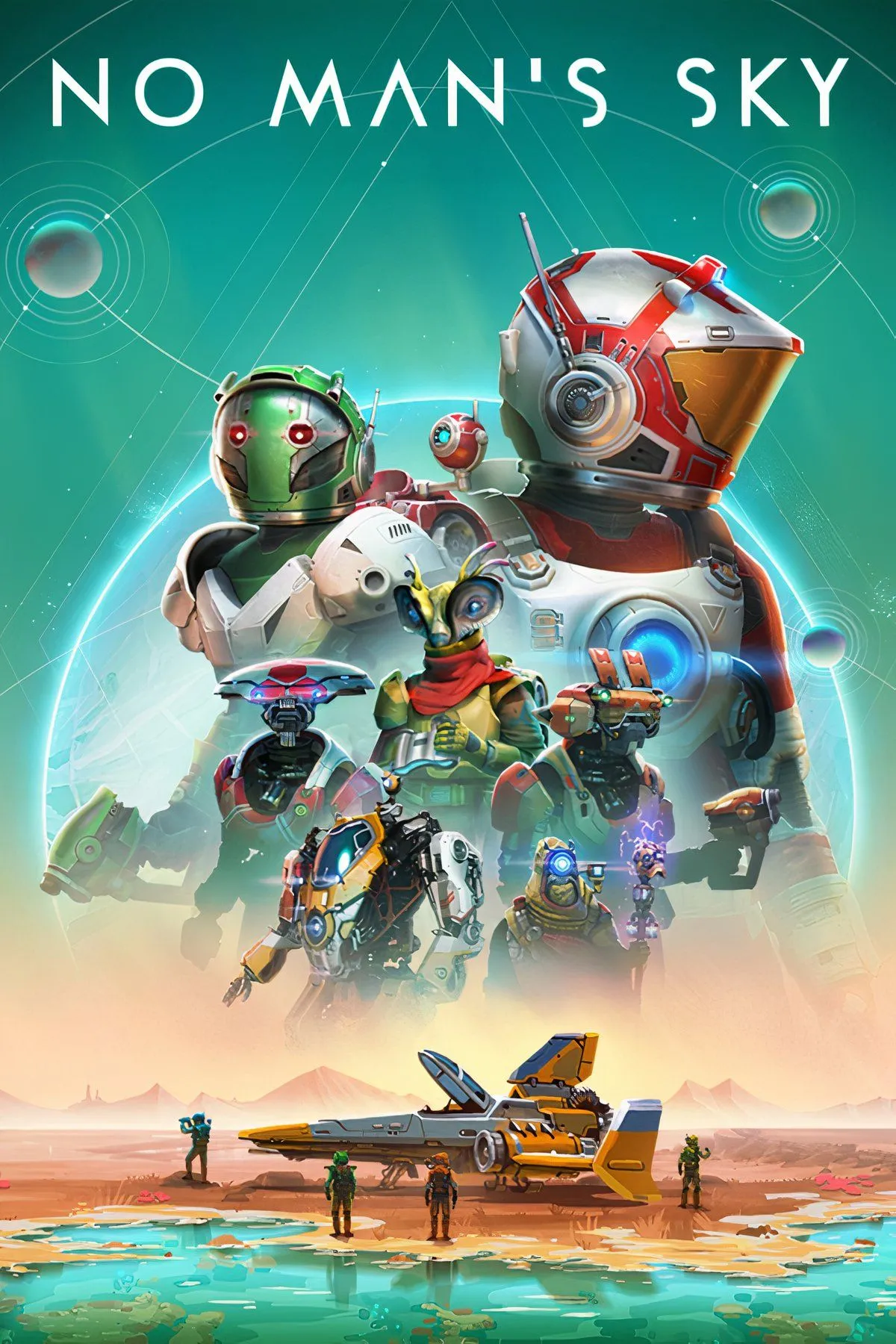 Cảnh quan hành tinh kỳ lạ trong No Man’s Sky, minh họa thế giới procedural đa dạng và đầy bất ngờ