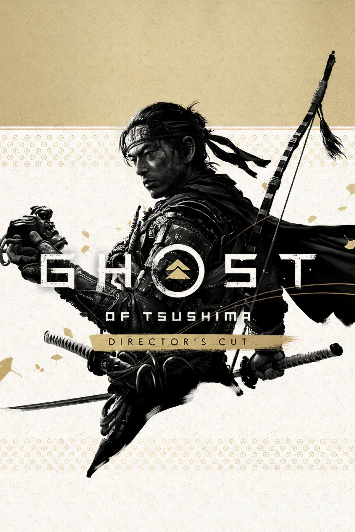 Cảnh quan tĩnh lặng, lá vàng bay và Jin cưỡi ngựa trong Ghost of Tsushima