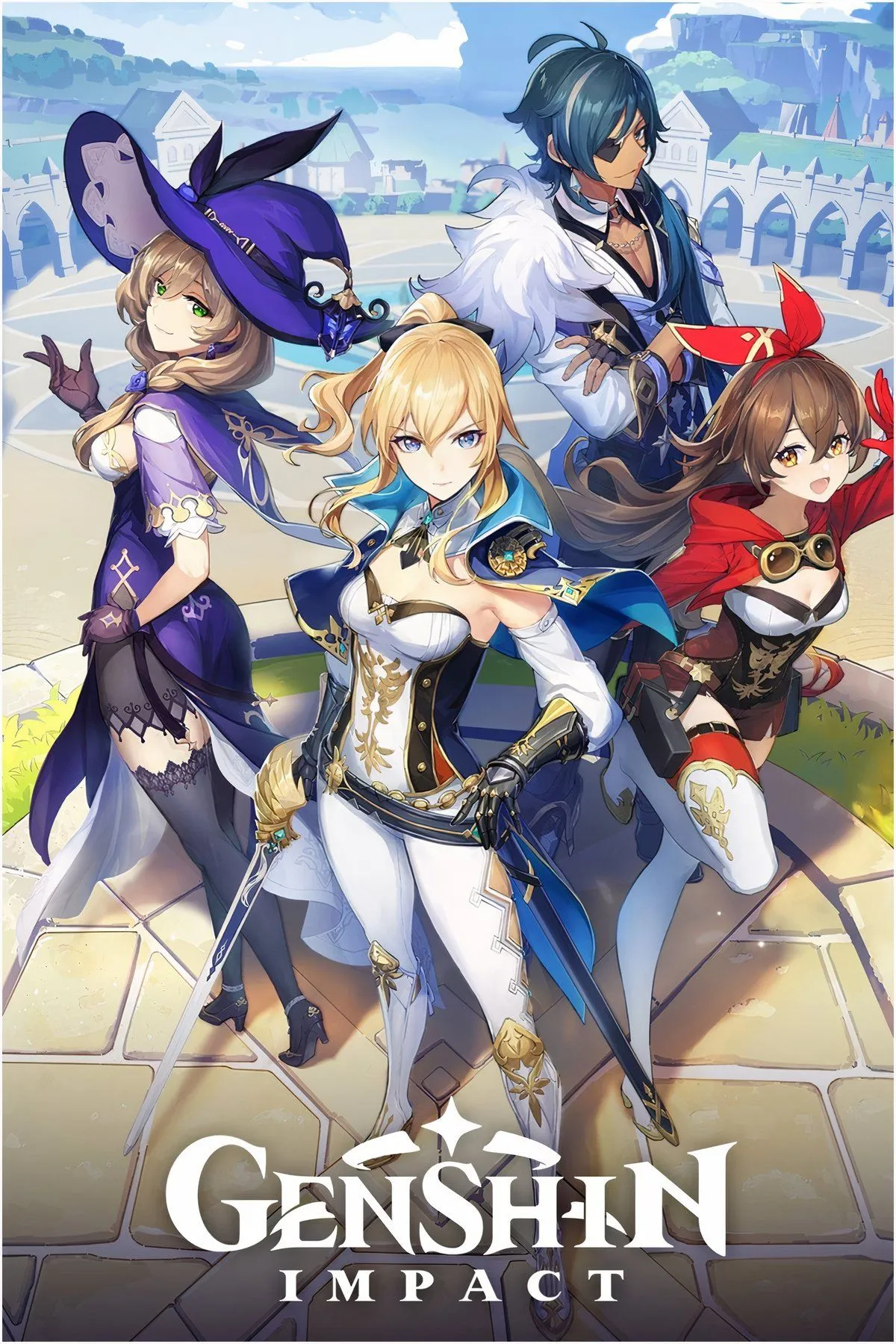 Cover art tổng hợp Genshin Impact cho các chiến dịch quảng bá vùng Nod-Krai và bản 6.x