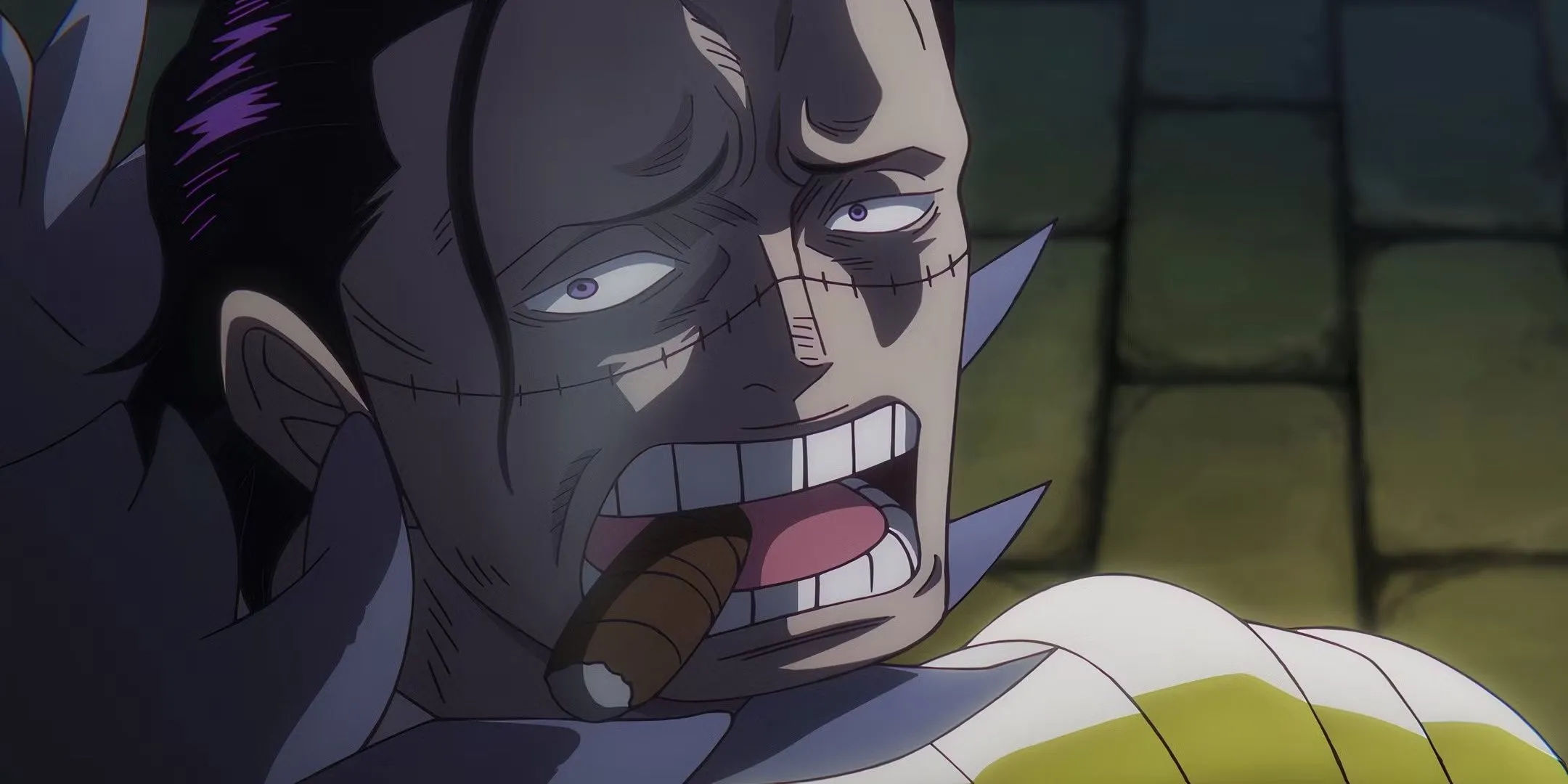 Crocodile tại Impel Down, người dùng Suna Suna cần Haki nâng cao