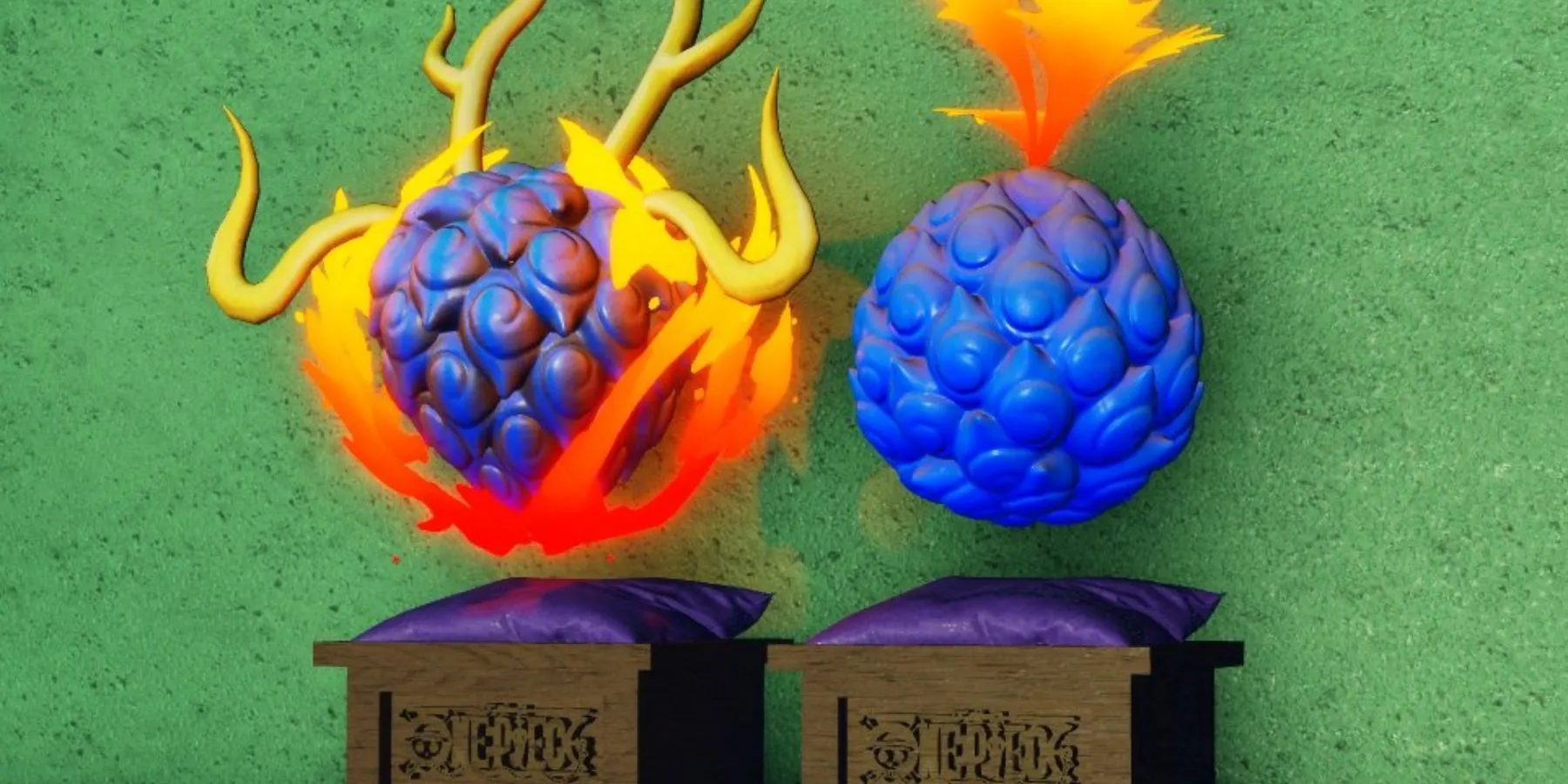 Hình minh họa các nhân vật game và phần thưởng Gems trong Fruit Battlegrounds