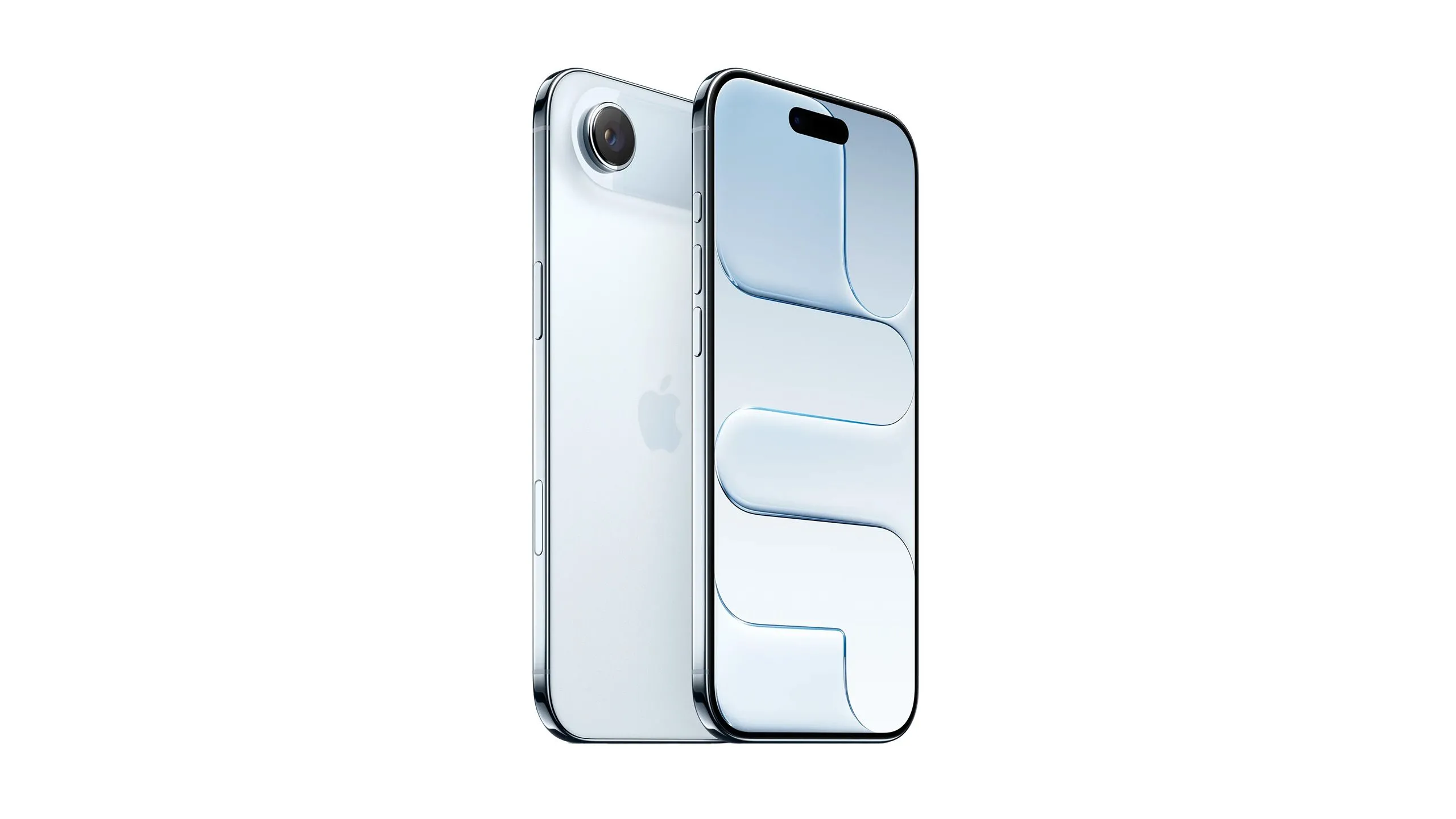 iPhone Air góc nghiêng, tôn vinh thiết kế mỏng nhẹ và cụm camera plateau