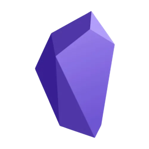 Logo ứng dụng Obsidian dùng để tải về và cài đặt plugin