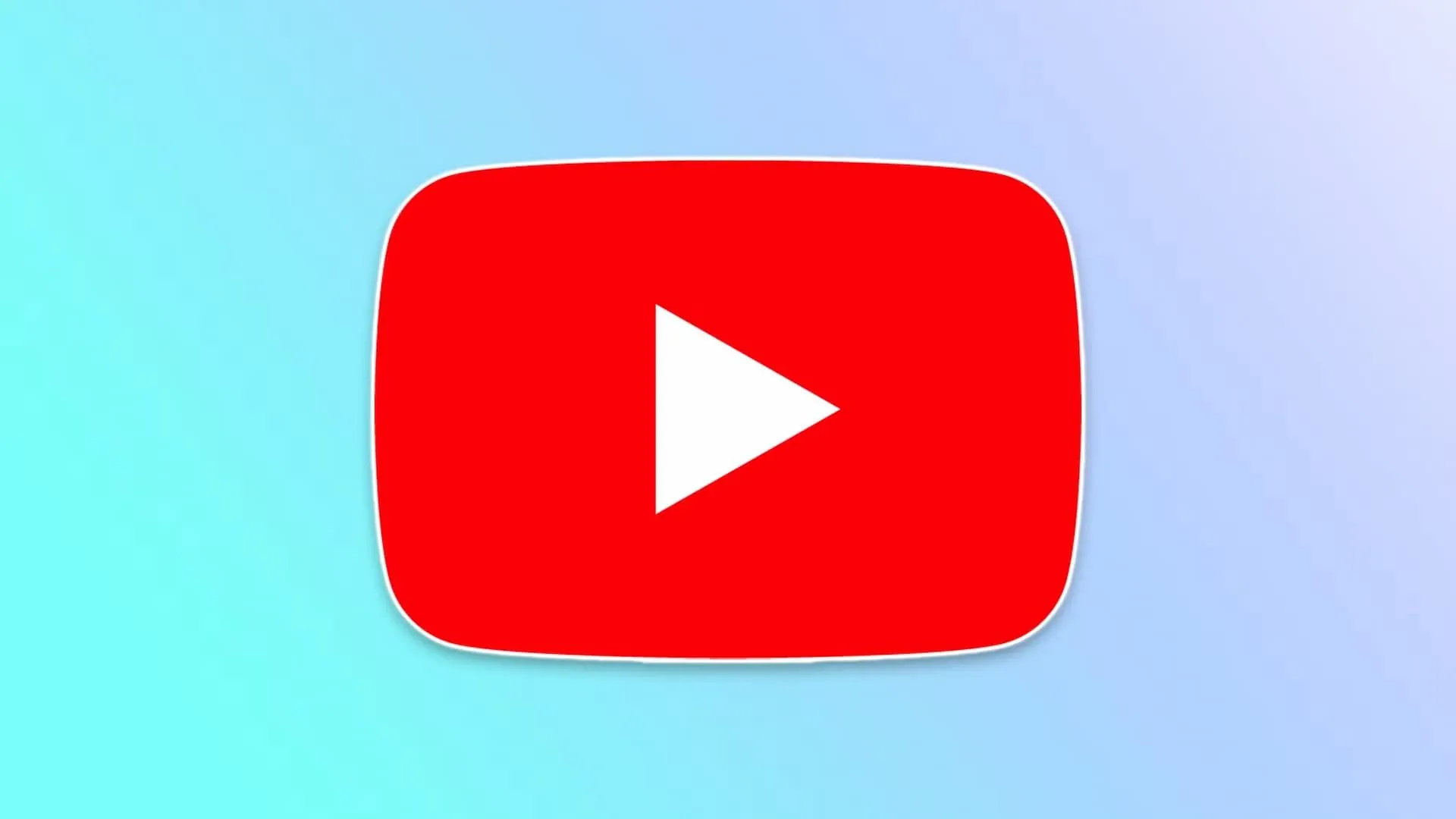 Logo YouTube trên nền màu rực rỡ