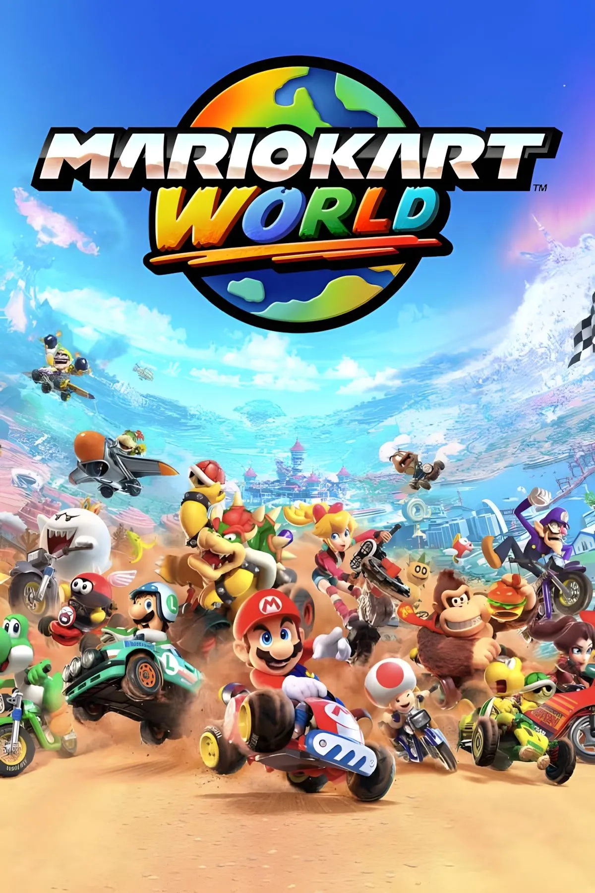 Mario Kart World - xe đua và môi trường mở trên Switch 2