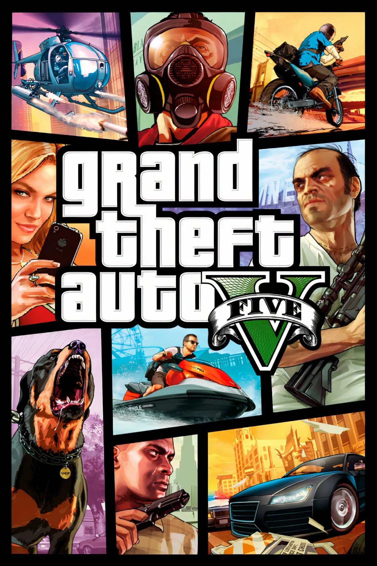 Quang cảnh Los Santos trong Grand Theft Auto V, môi trường mở cho các lựa chọn tự do và hỗn loạn