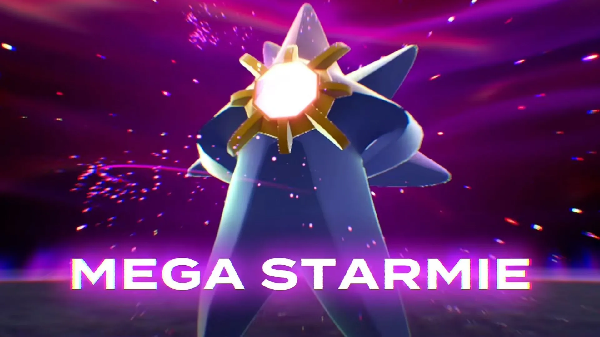Rogue Mega Starmie hoàn tất Mega Evolution trong một trận boss của Legends Z-A