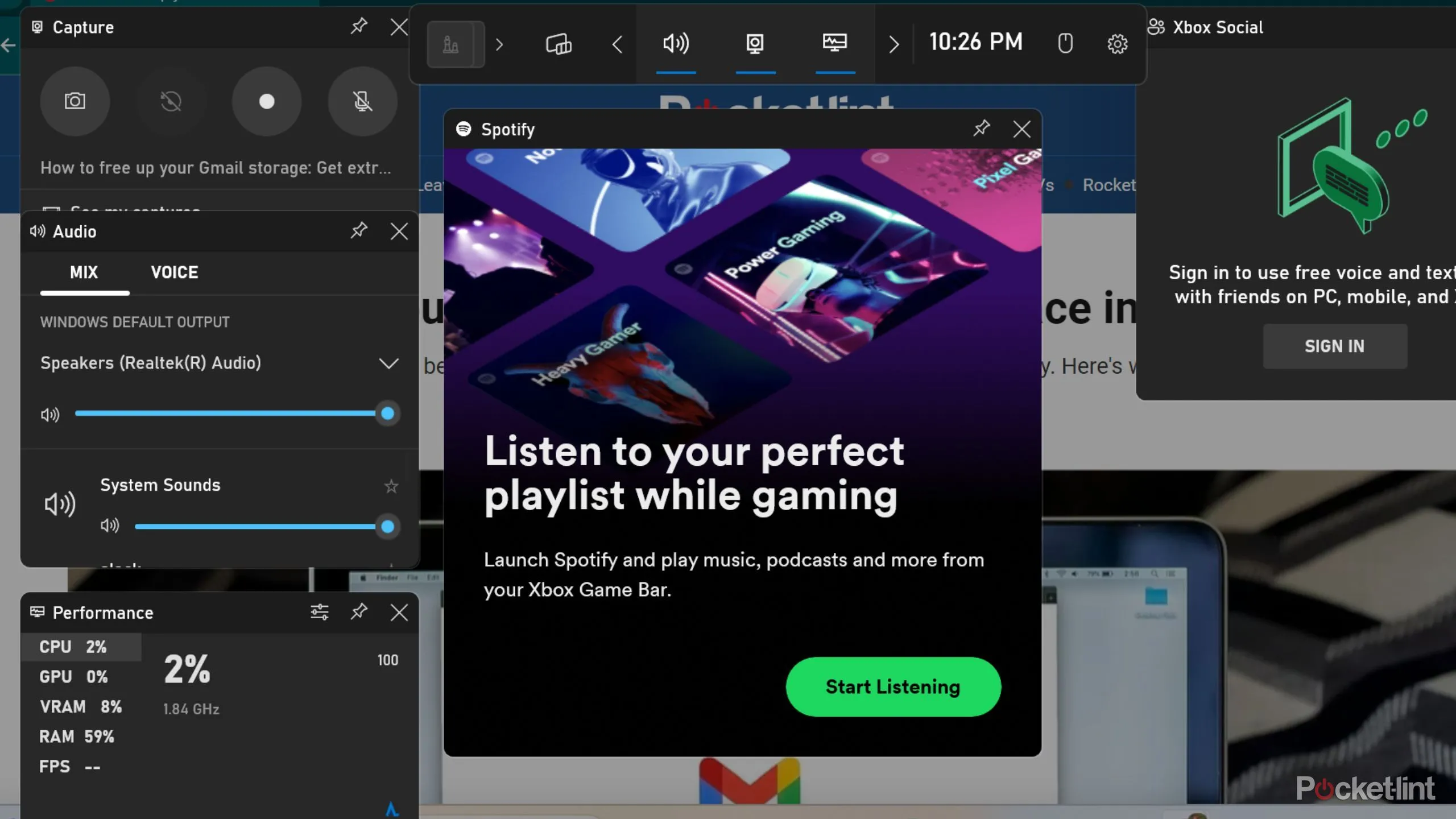 Xbox Game Bar và các thiết lập phím tắt trên Windows 11, nơi thường xuất hiện gợi ý dịch vụ và mẹo dùng hệ thống